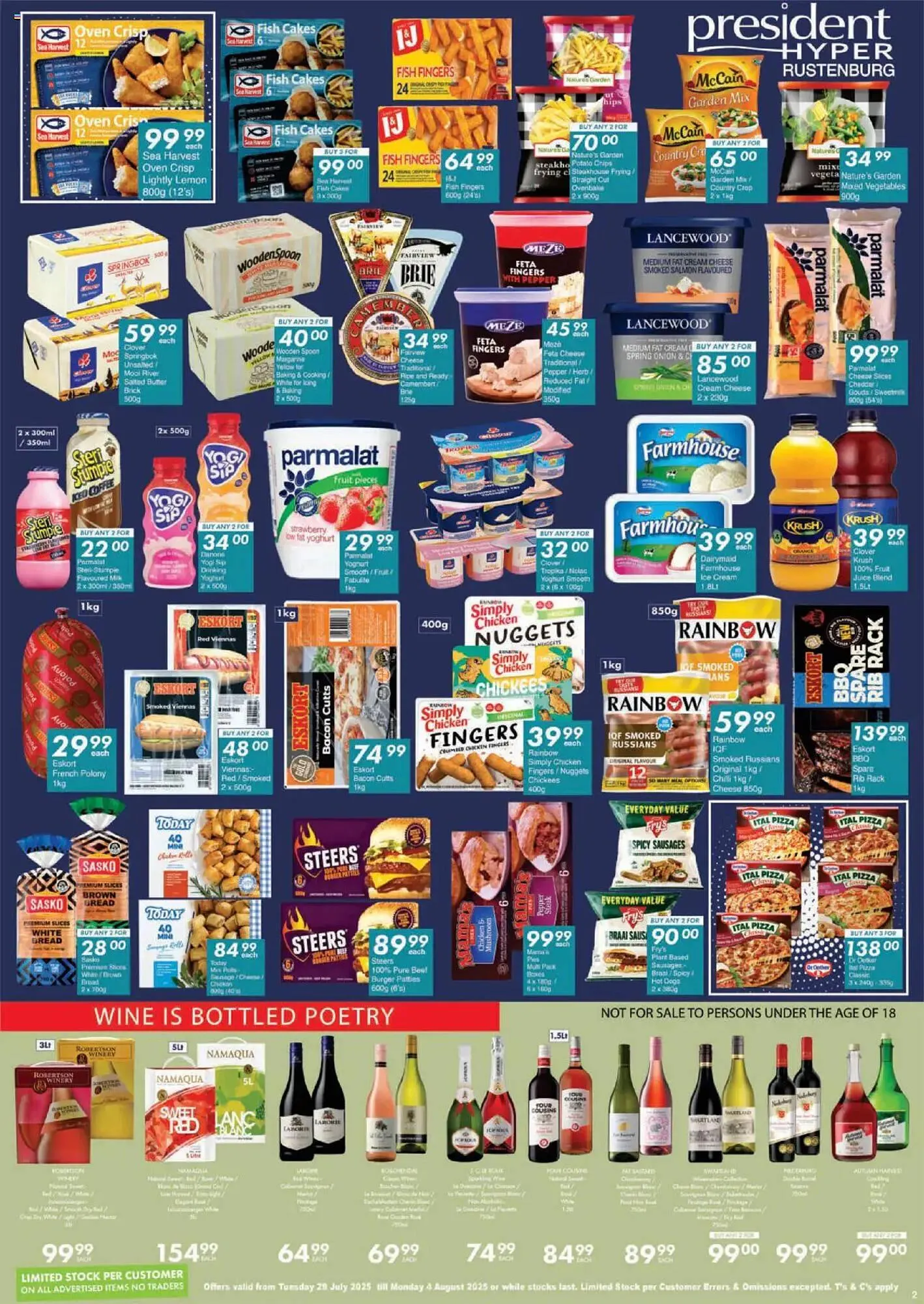 President Hyper catalogue from 29 July to 4 August 2025 - Catalogue Page 2