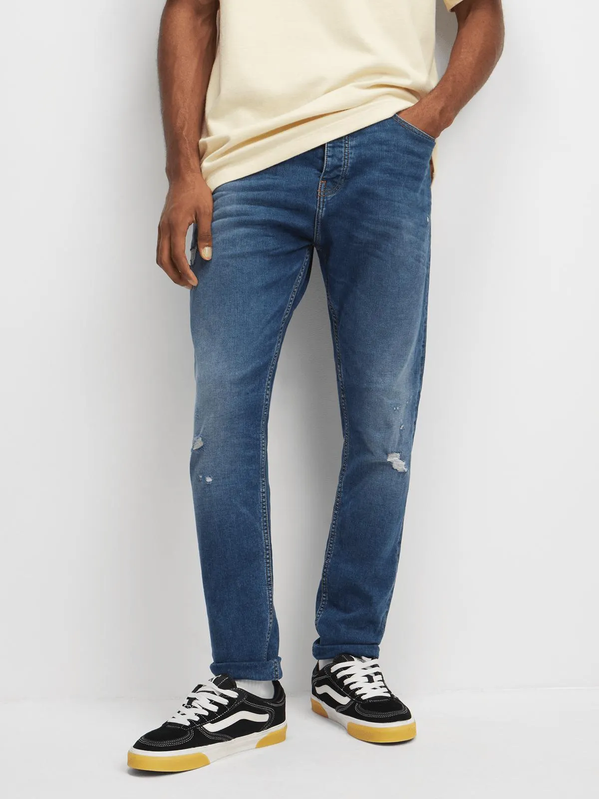 Redbat Men's Medium Blue Carrot Jeans