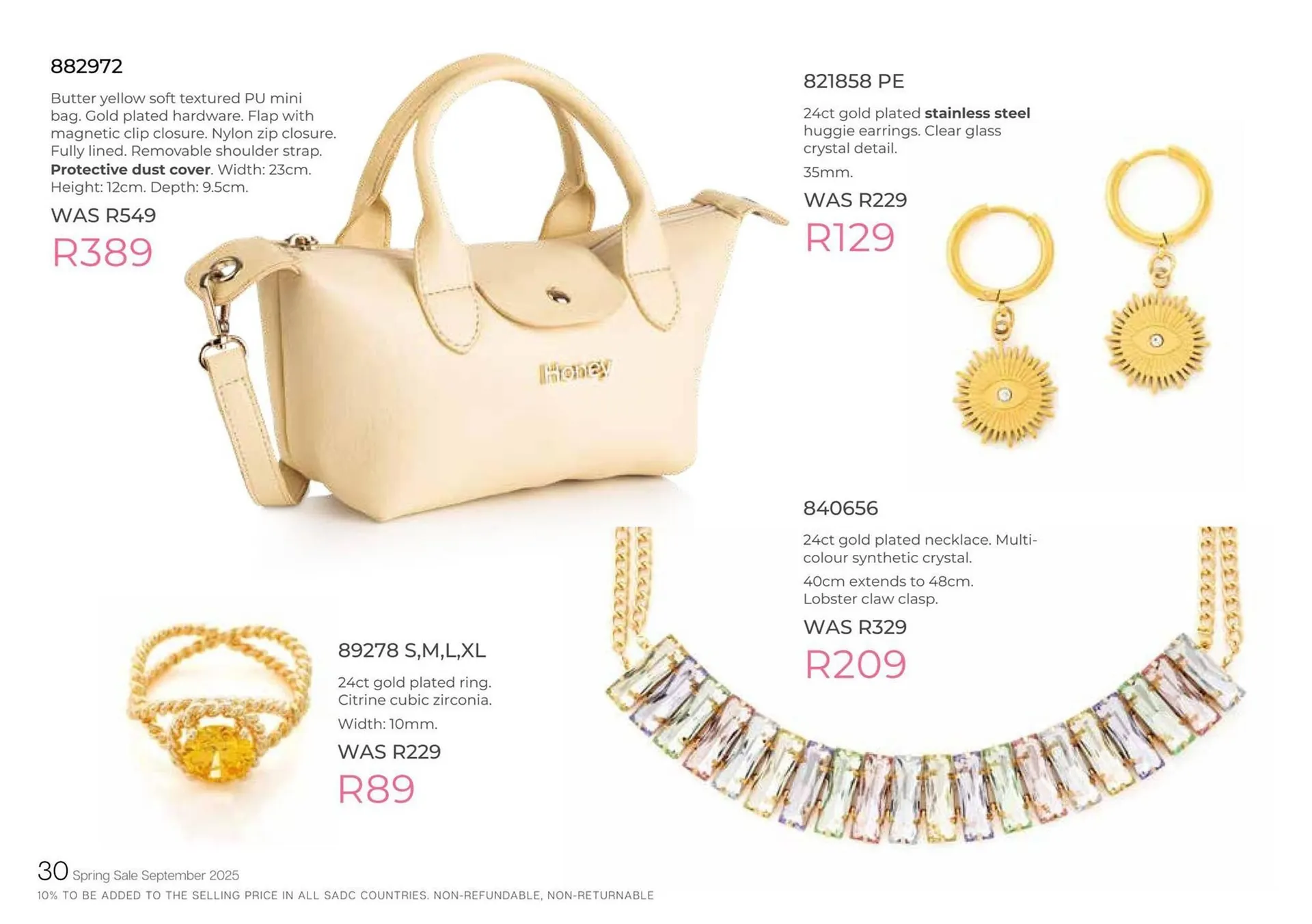 Honey Fashion Accessories catalogue from 3 September to 30 September 2025 - Catalogue Page 32
