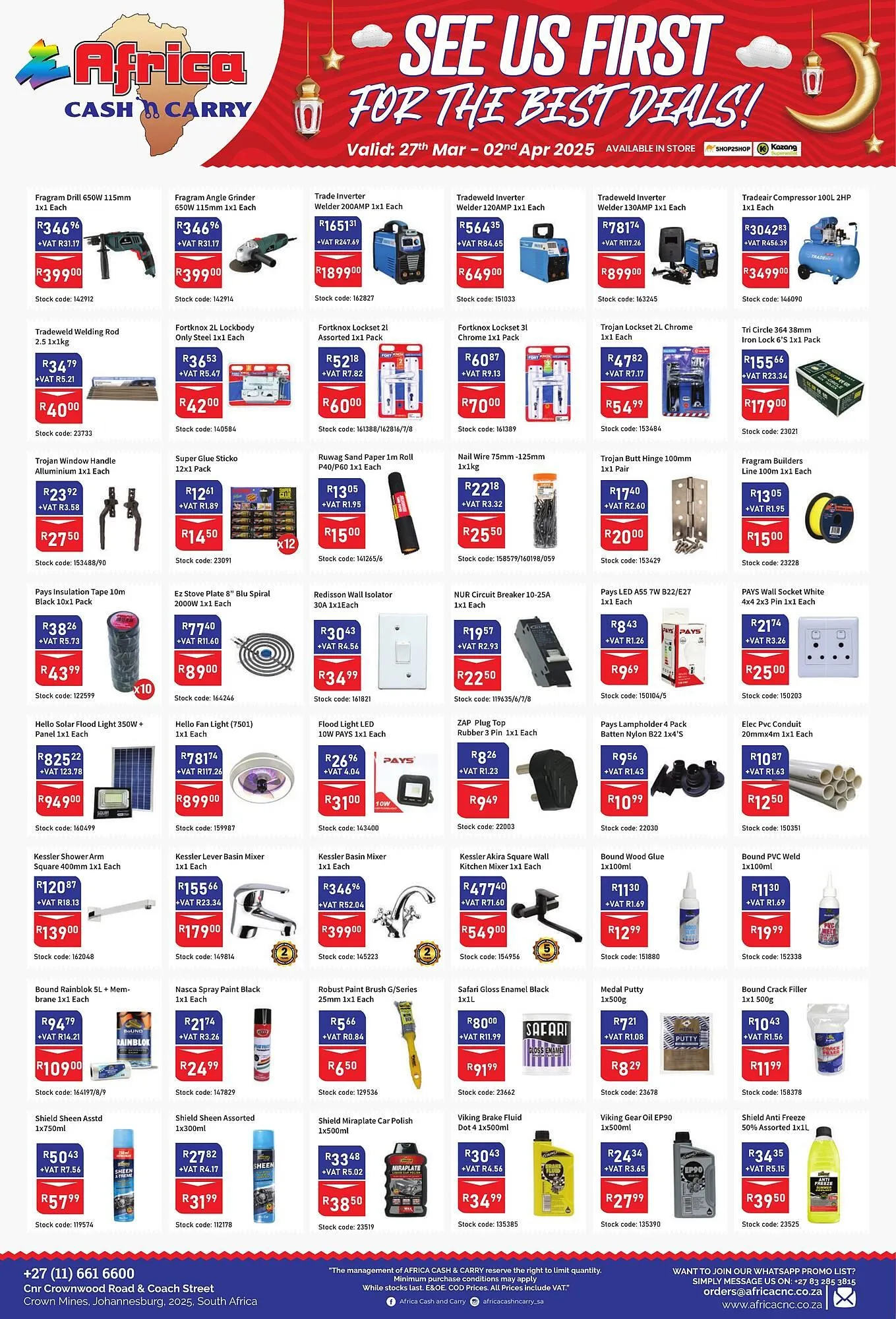 Africa Cash and Carry catalogue from 27 March to 2 April 2025 - Catalogue Page 10