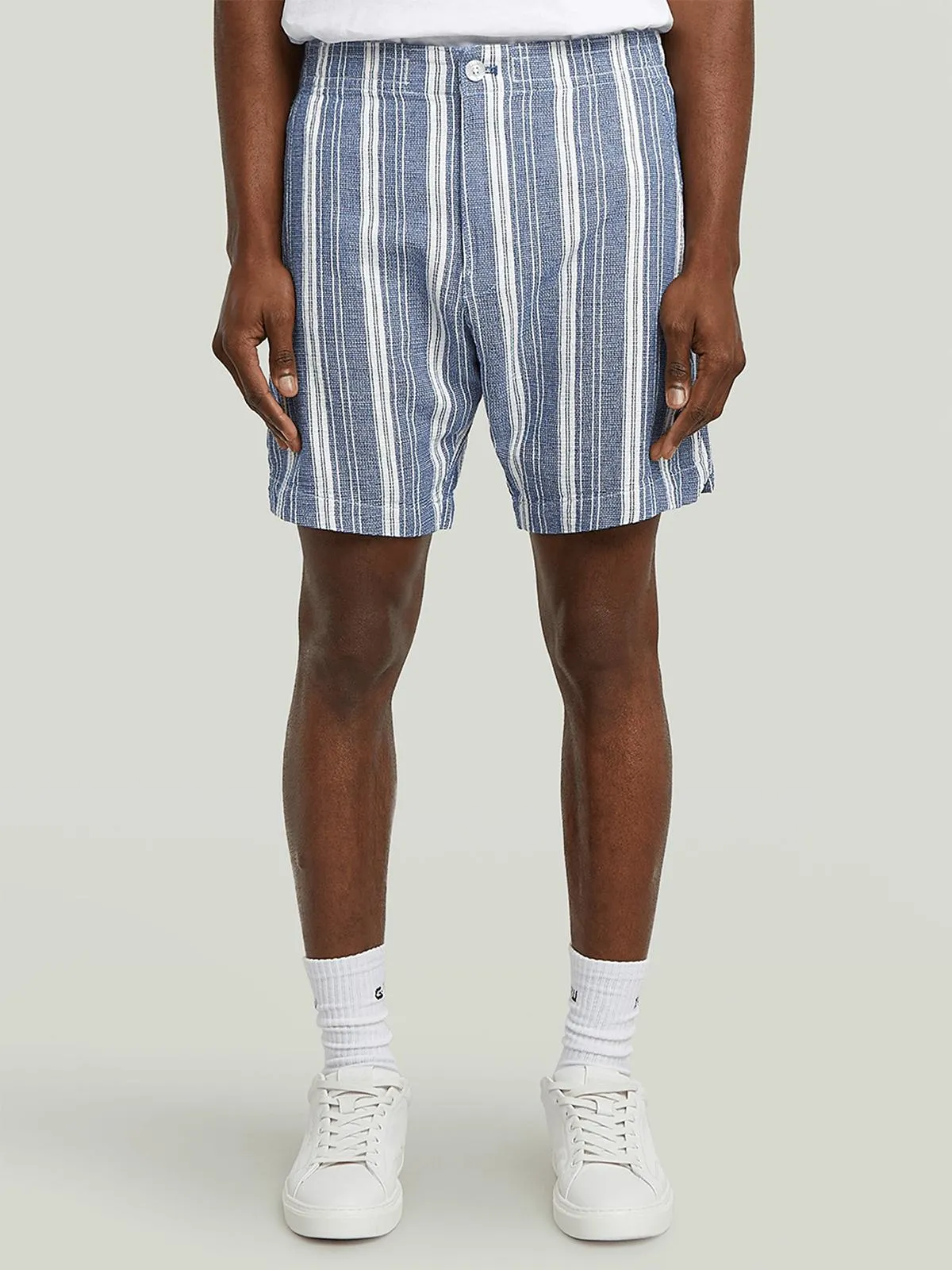 G-Star Men's Resort Stripe Deep Blue Shorts