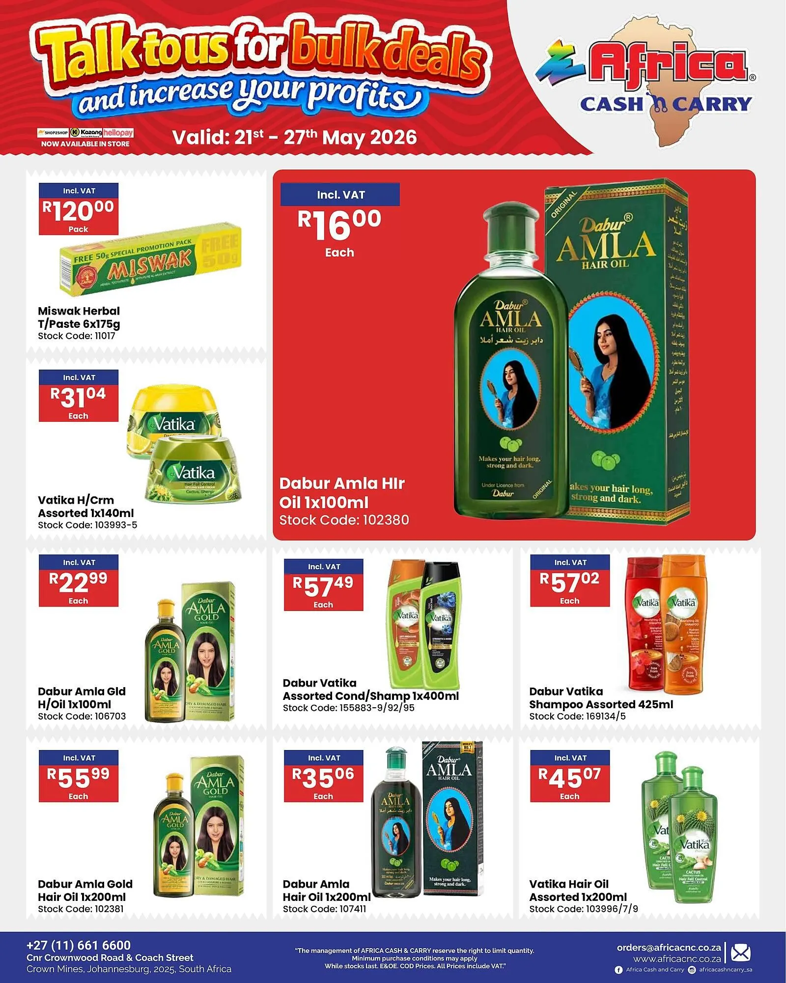 Africa Cash and Carry catalogue from 21 May to 27 May 2026 - Catalogue Page 65