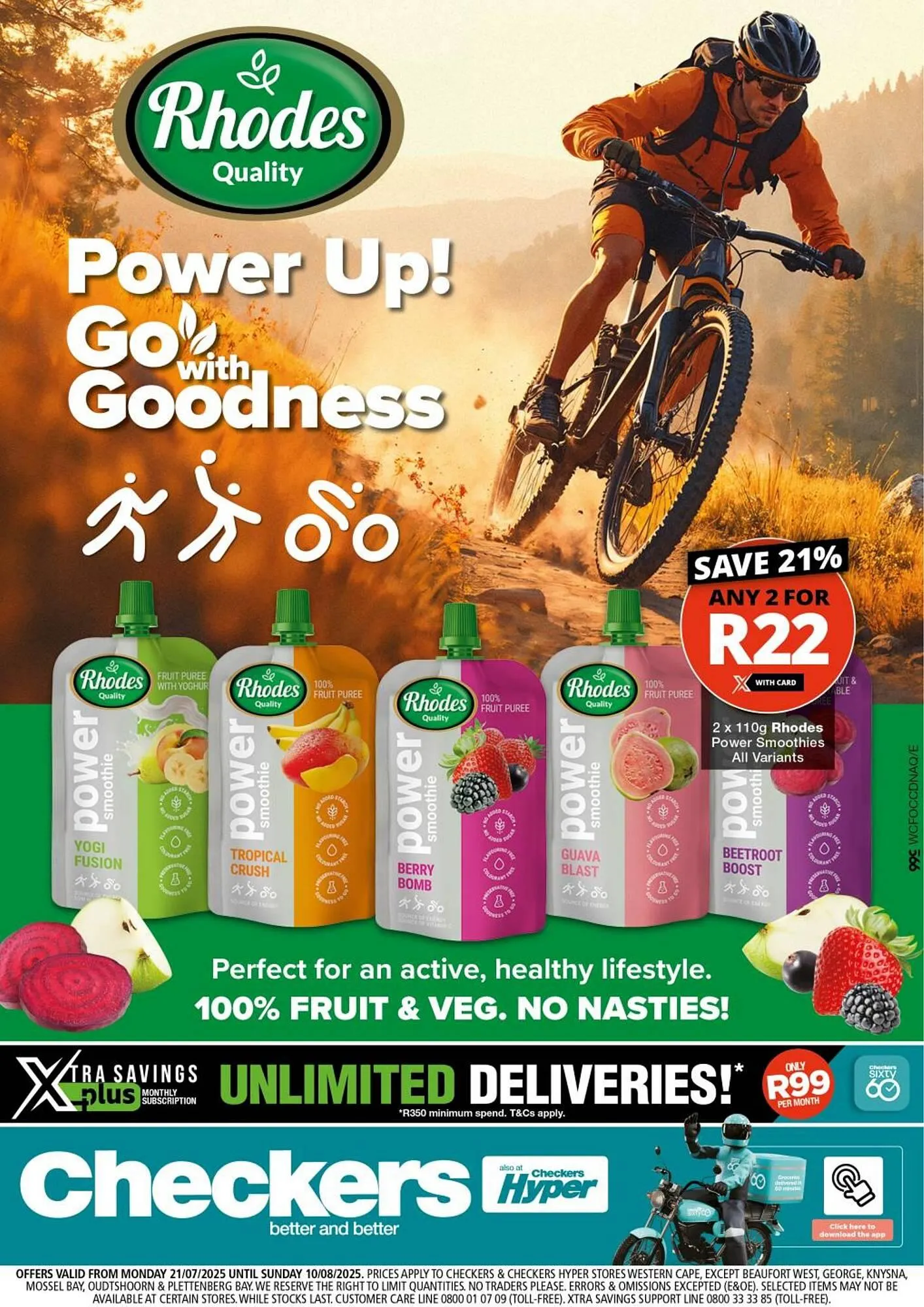 Checkers catalogue from 21 July to 10 August 2025 - Catalogue Page 1