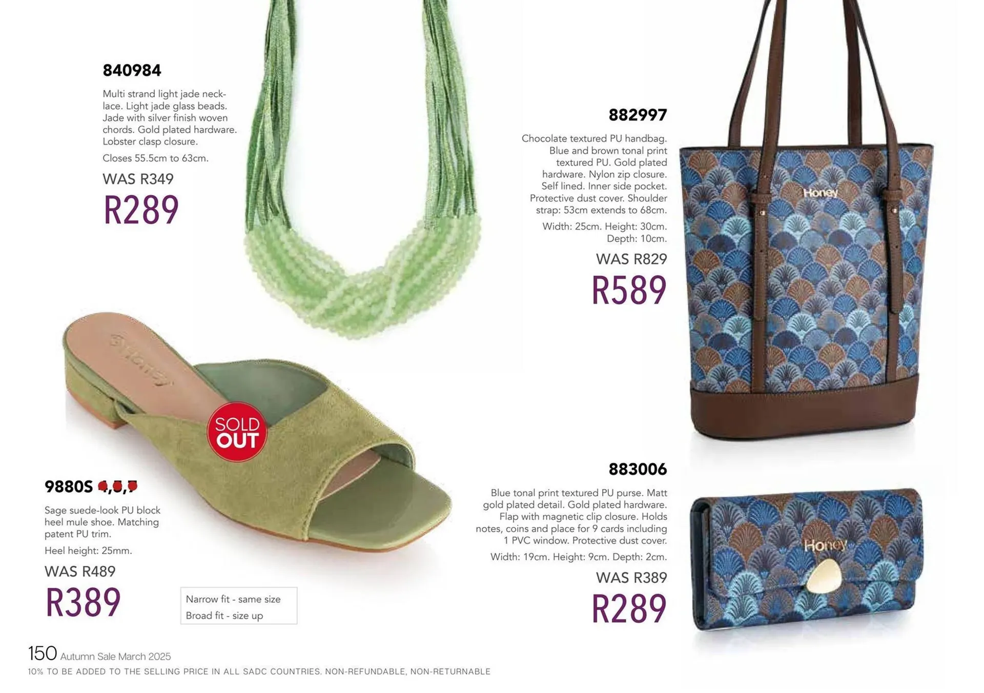 Honey Fashion Accessories catalogue from 6 June to 12 June 2025 - Catalogue Page 152