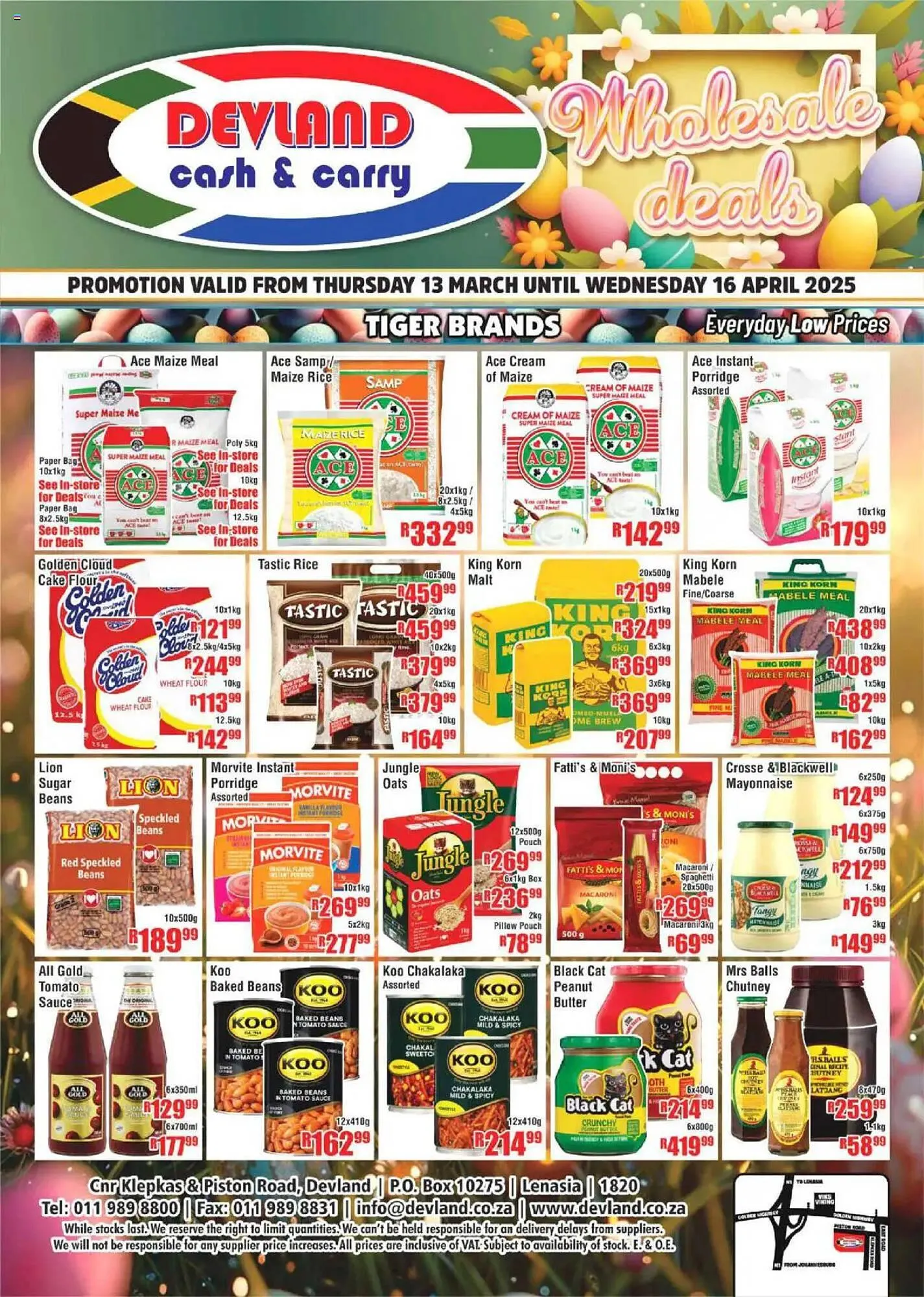 Devland Cash And Carry catalogue from 13 March to 16 April 2025 - Catalogue Page 1