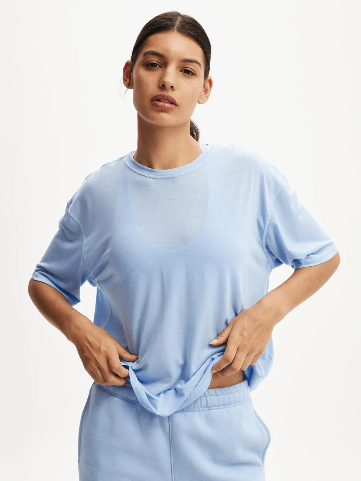 Women's Cotton On Blue Active Lightweight T-shirt