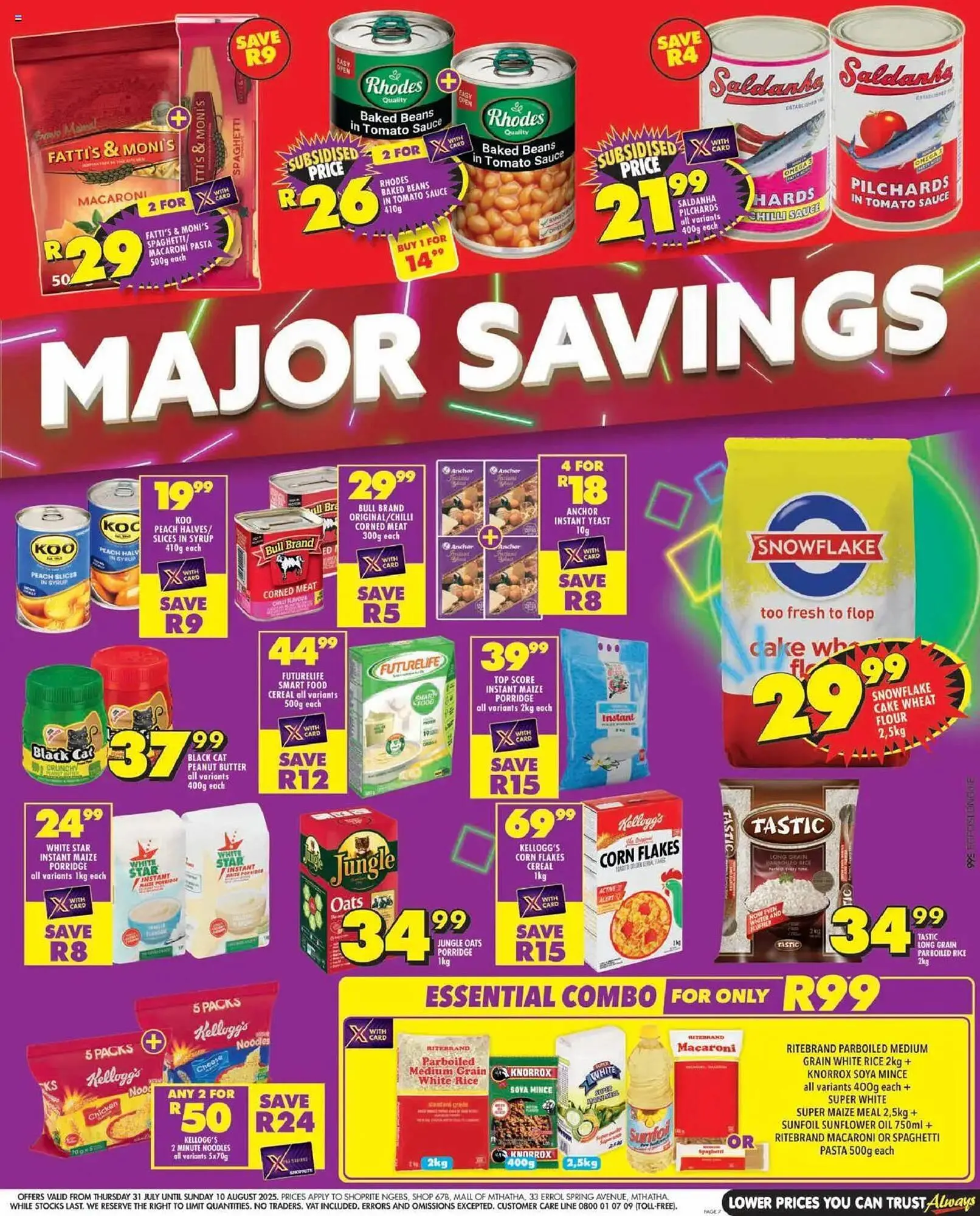Shoprite catalogue from 31 July to 10 August 2025 - Catalogue Page 7