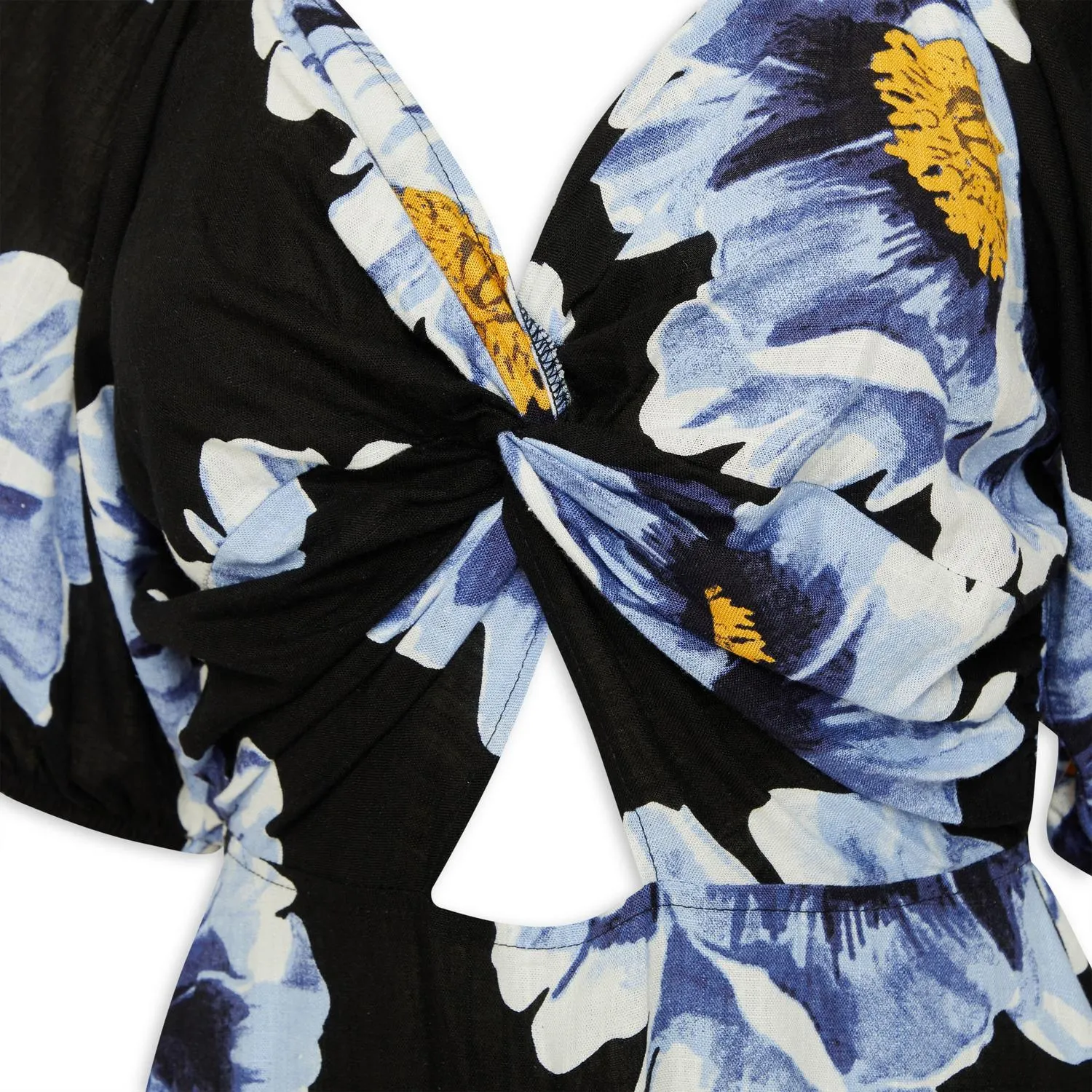 Floral Puff Sleeve Dress