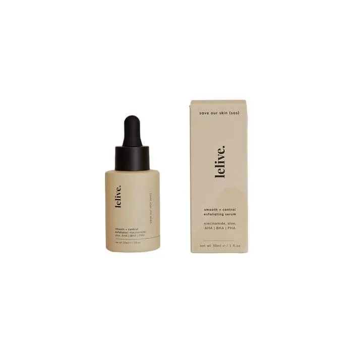 lelive - Save Our Skin Exfoliator Peach & Aloe AHA/BHA 30ml