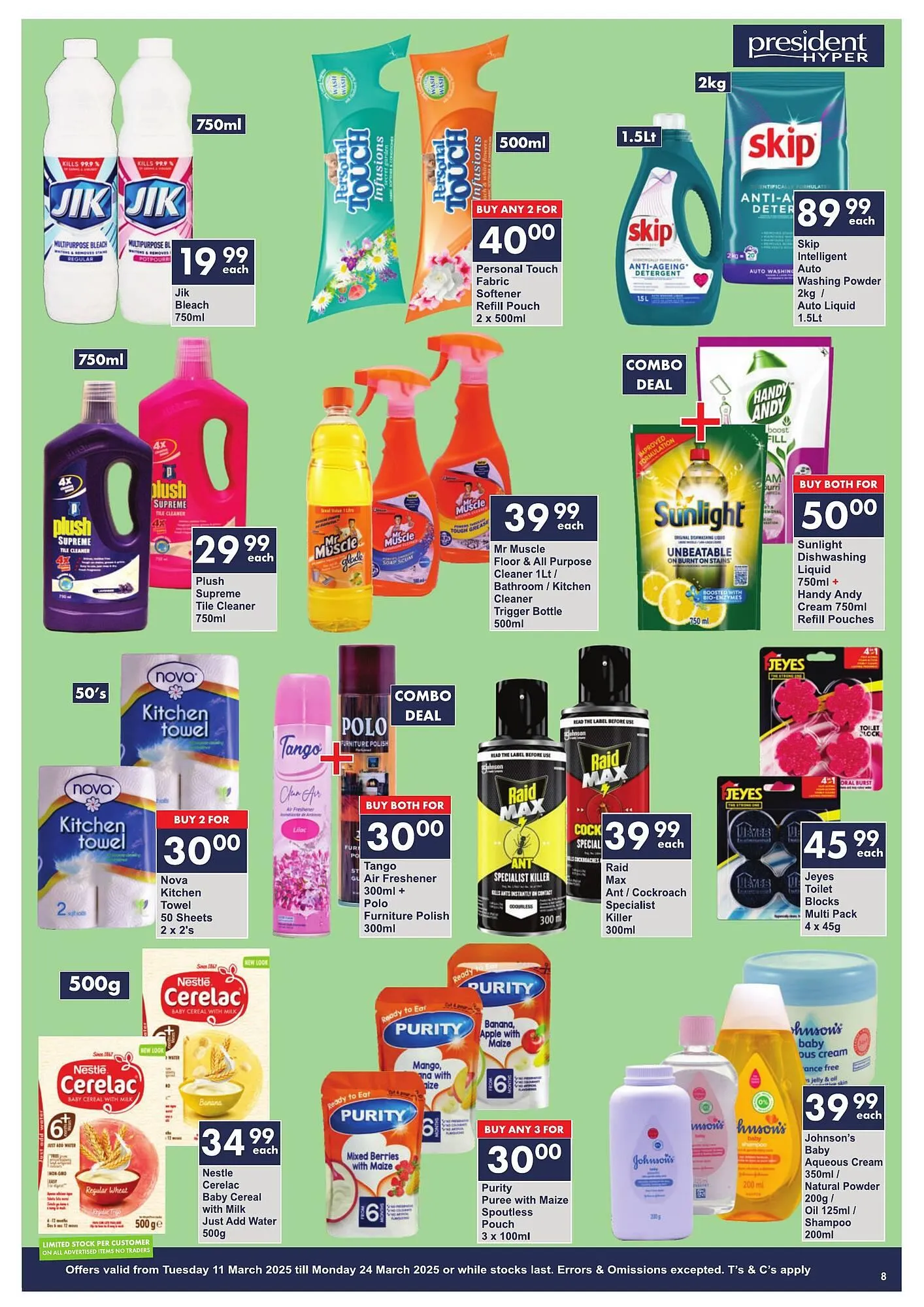 President Hyper catalogue from 11 March to 25 March 2025 - Catalogue Page 8