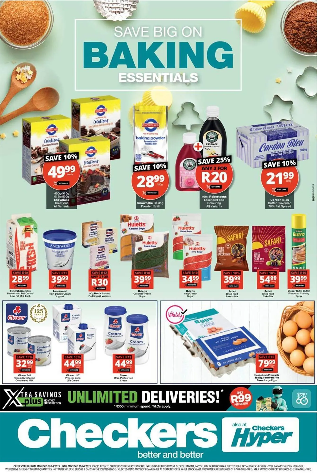 Checkers catalogue from 7 April to 21 April 2025 - Catalogue Page 1