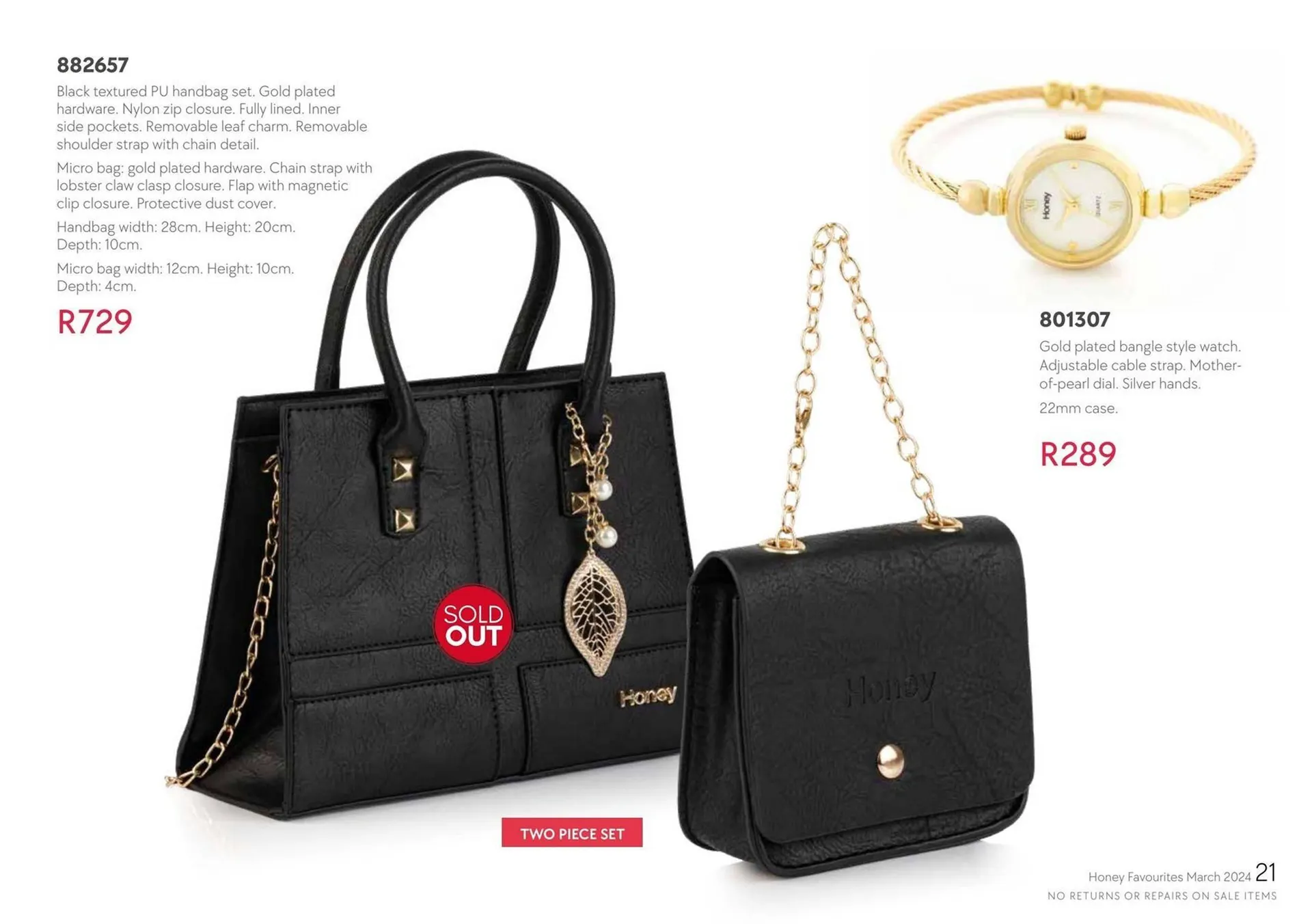 Honey Fashion Accessories catalogue from 29 March to 30 April 2024 - Catalogue Page 15