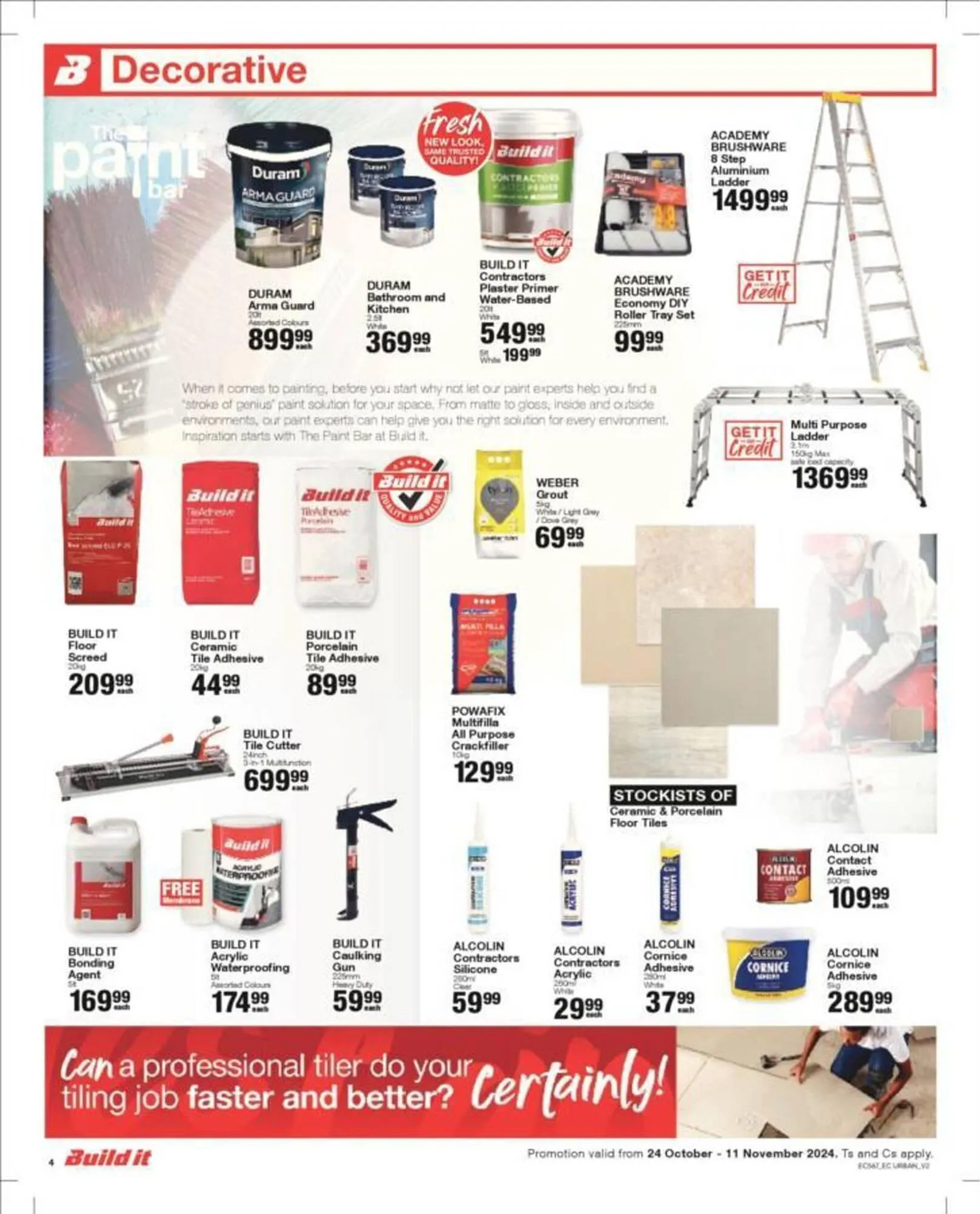 Build It catalogue from 24 October to 11 November 2024 - Catalogue Page 4