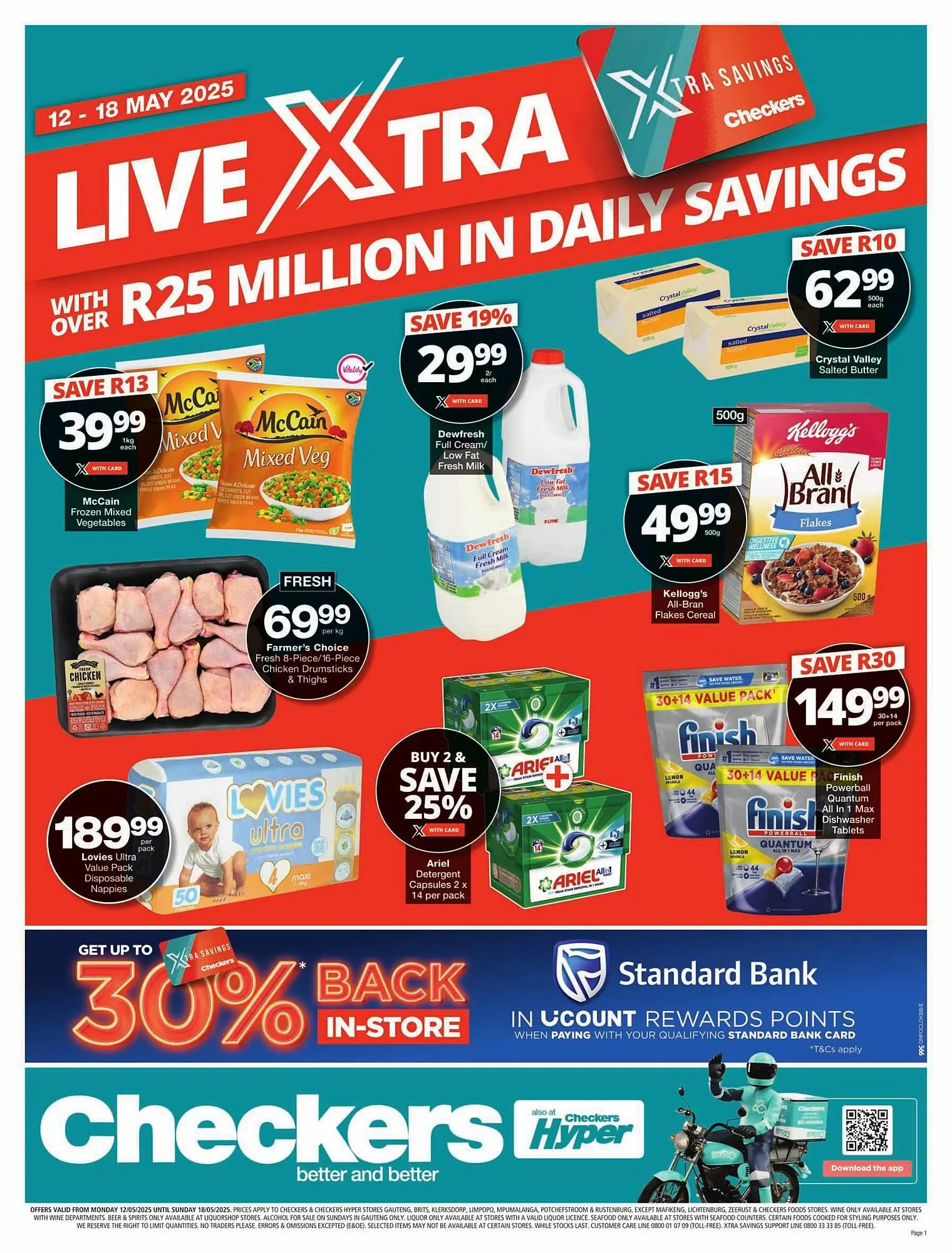 Checkers catalogue from 12 May to 18 May 2025 - Catalogue Page 1