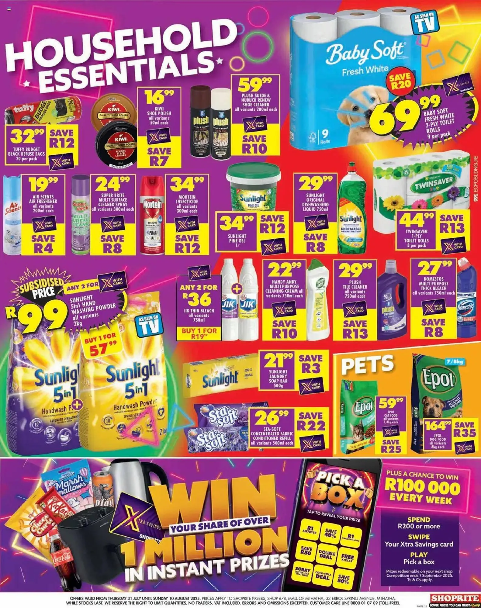 Shoprite catalogue from 31 July to 10 August 2025 - Catalogue Page 11