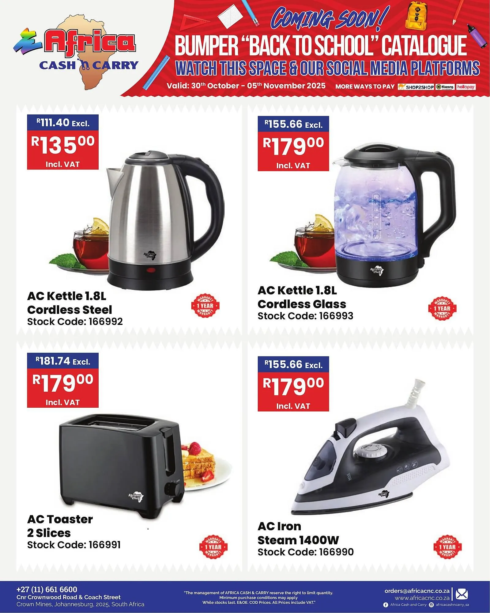 Africa Cash and Carry catalogue from 30 October to 5 November 2025 - Catalogue Page 24