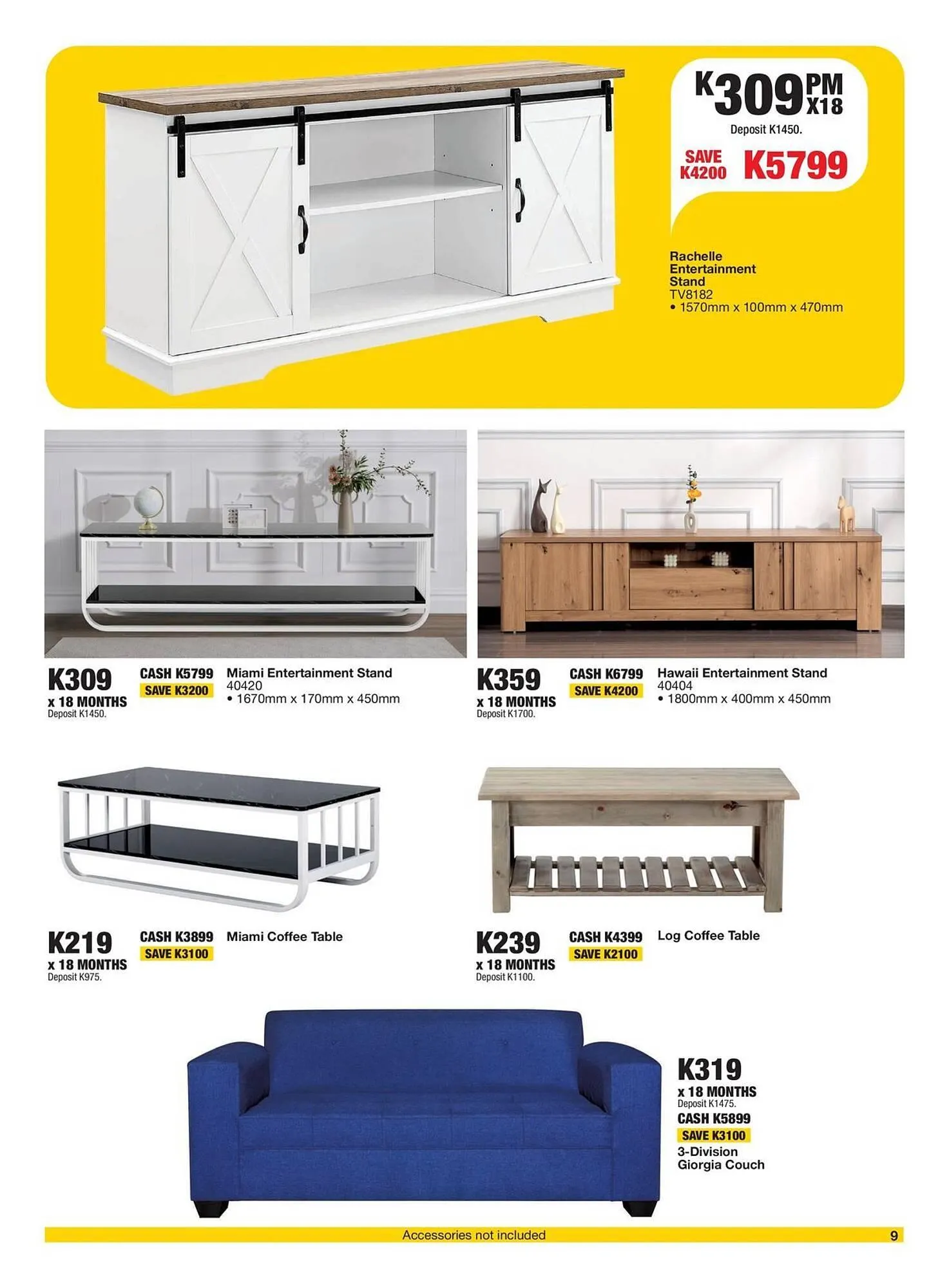 OK Furniture catalogue from 17 September to 5 October 2025 - Catalogue Page 9
