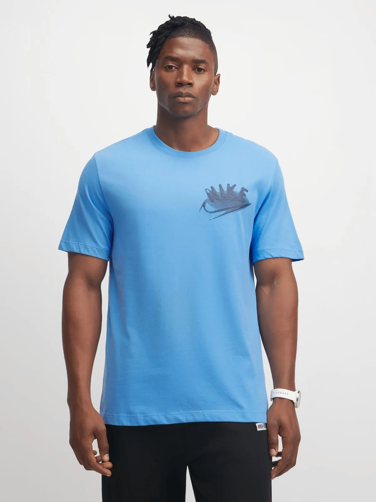 Nike Mens Dri-Fit University Blue Tee