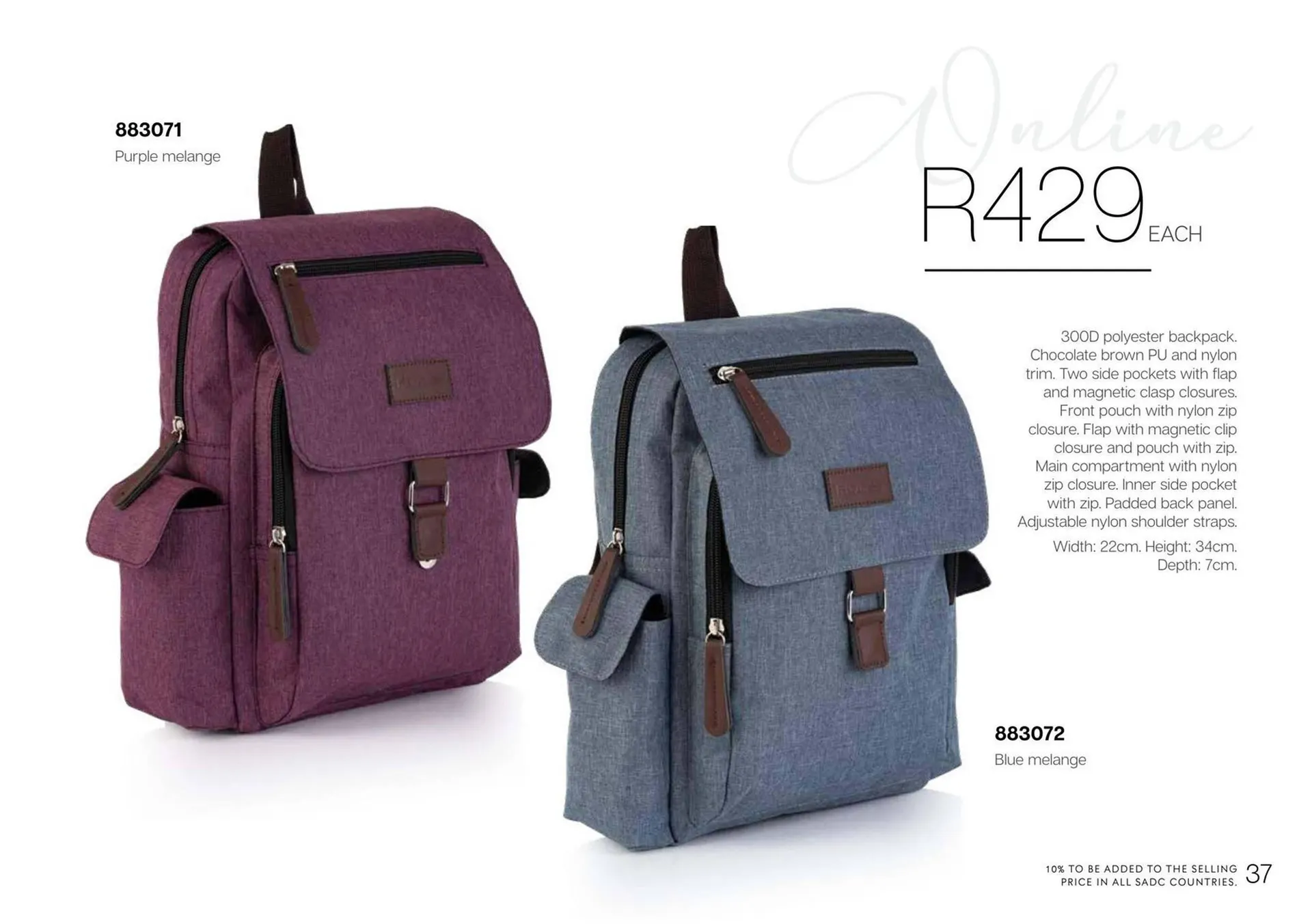 Honey Fashion Accessories catalogue from 15 April to 21 April 2025 - Catalogue Page 39