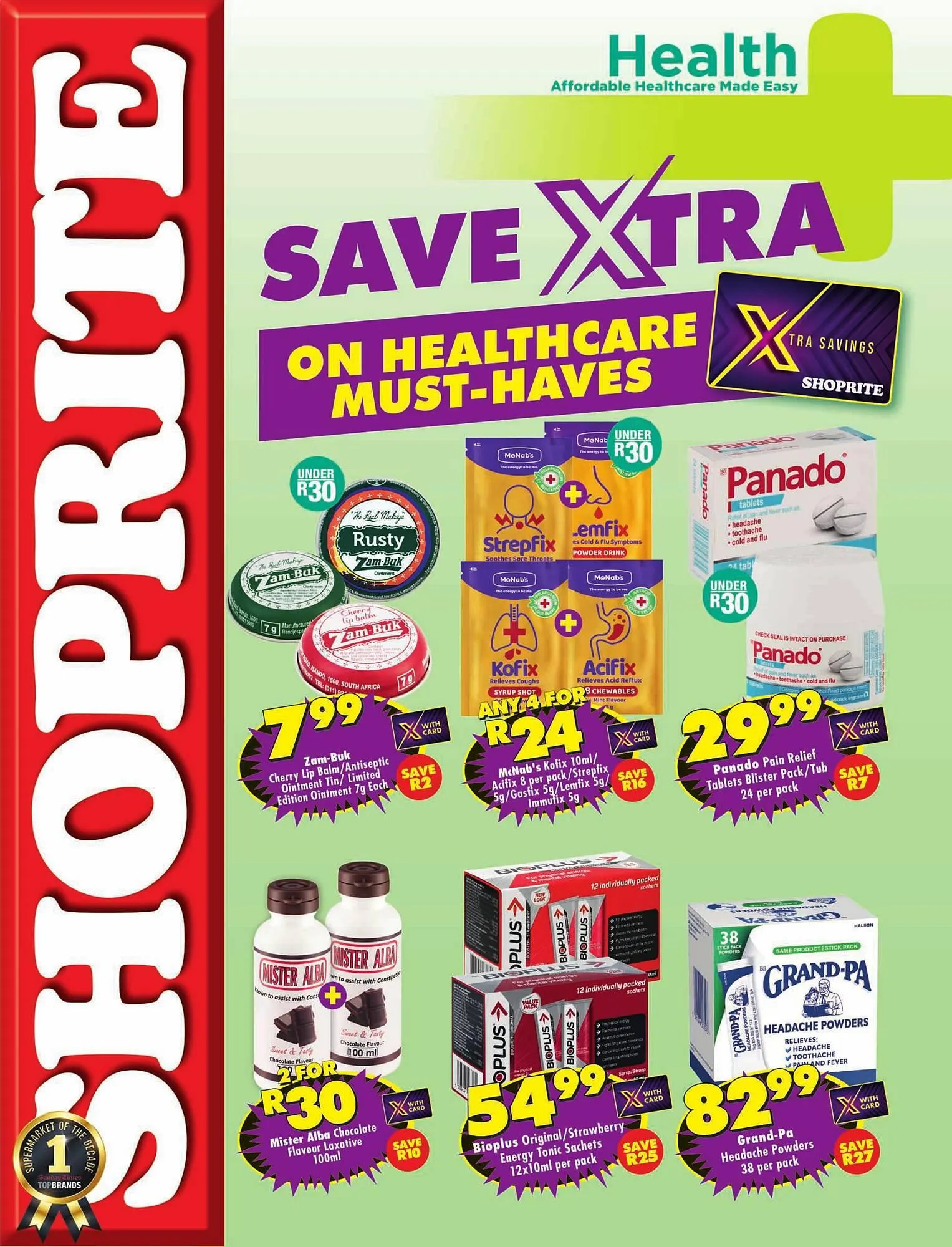 Shoprite catalogue from 8 December to 4 January 2026 - Catalogue Page 1