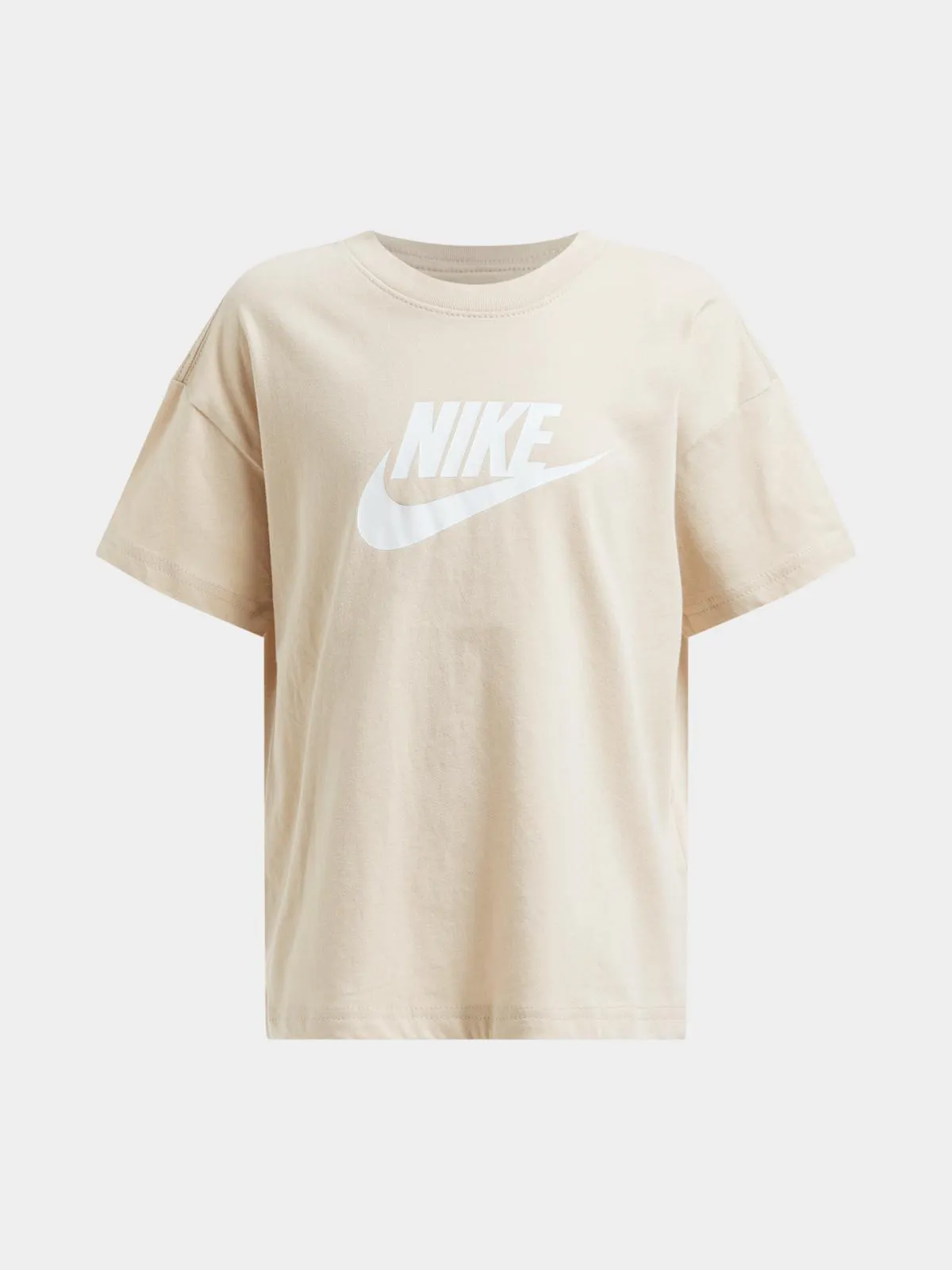 Nike Youth Unisex Sportswear Futura HBR Beige T-Shirt