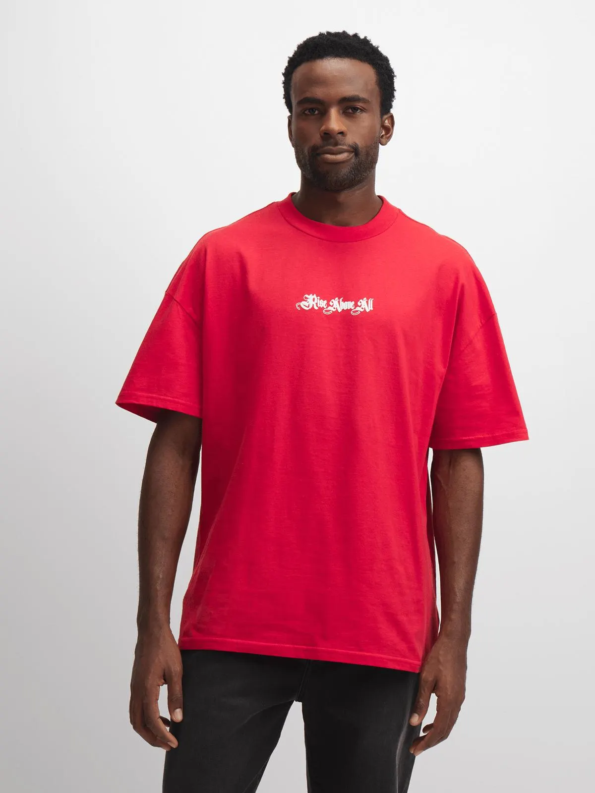 Jet Men's Red Graphic T-Shirt