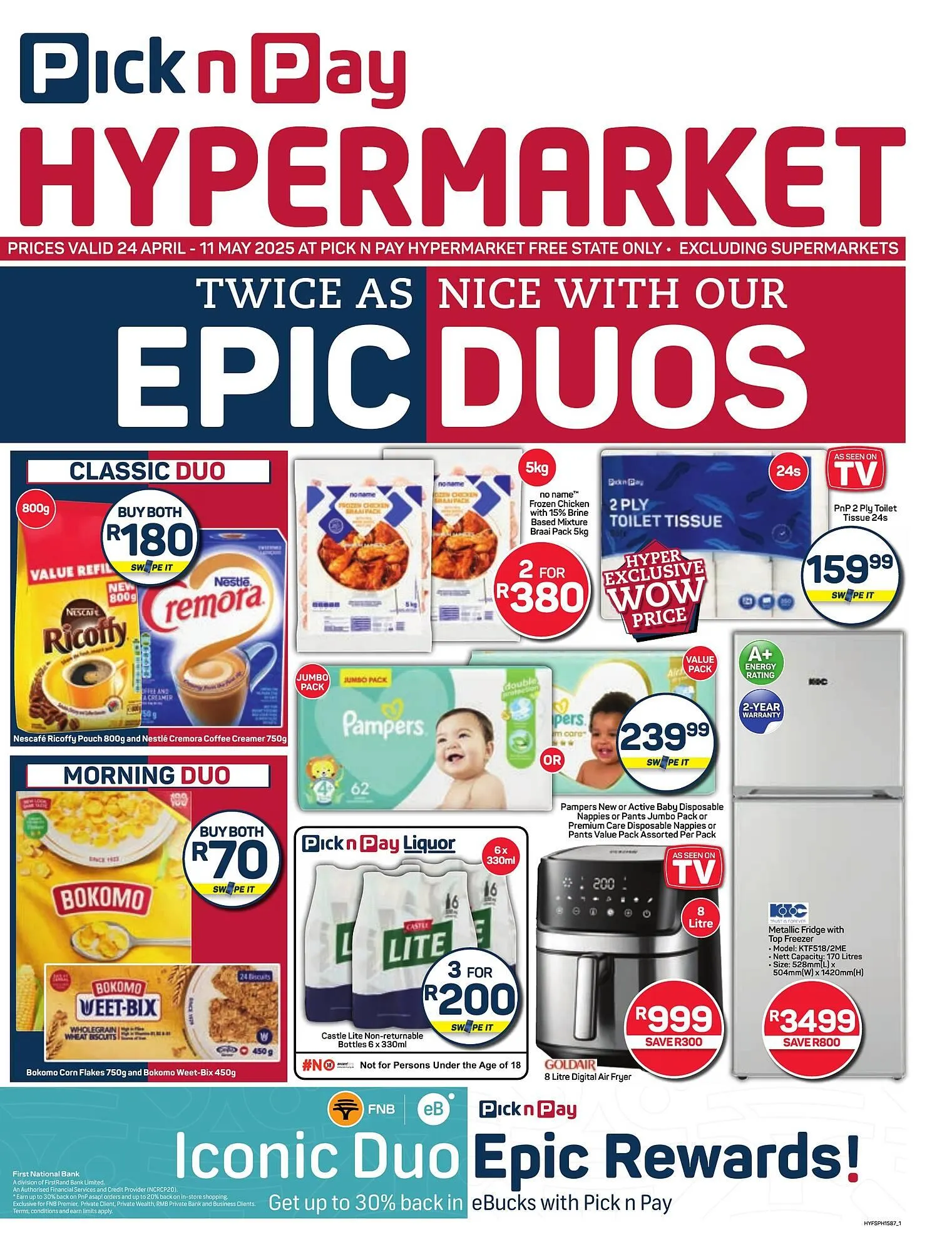 Pick n Pay catalogue from 24 April to 11 May 2025 - Catalogue Page 1