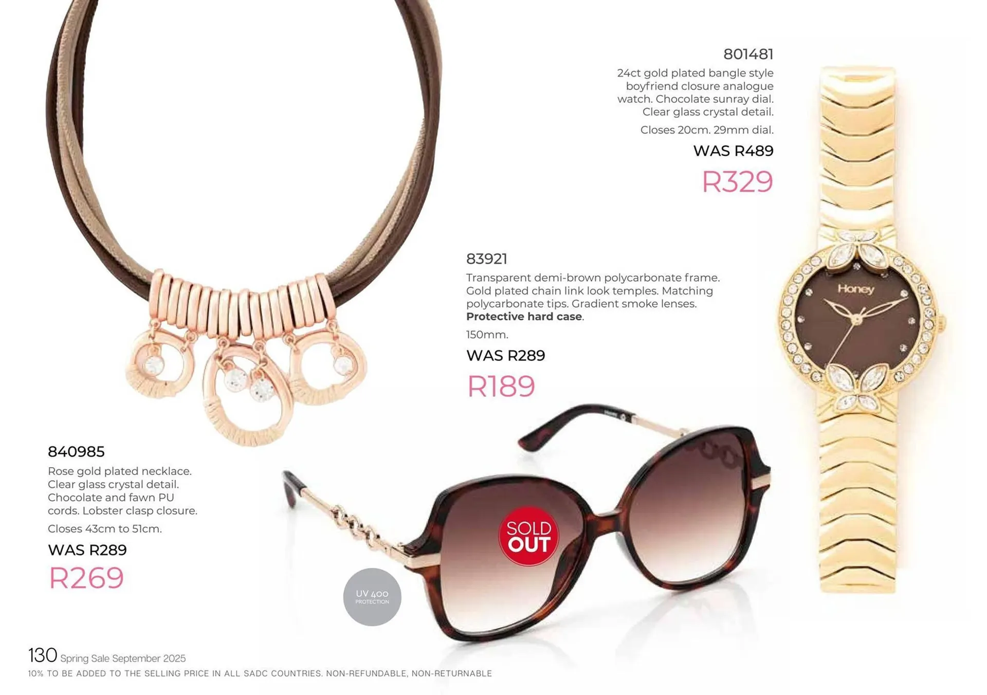 Honey Fashion Accessories catalogue from 3 September to 30 September 2025 - Catalogue Page 132
