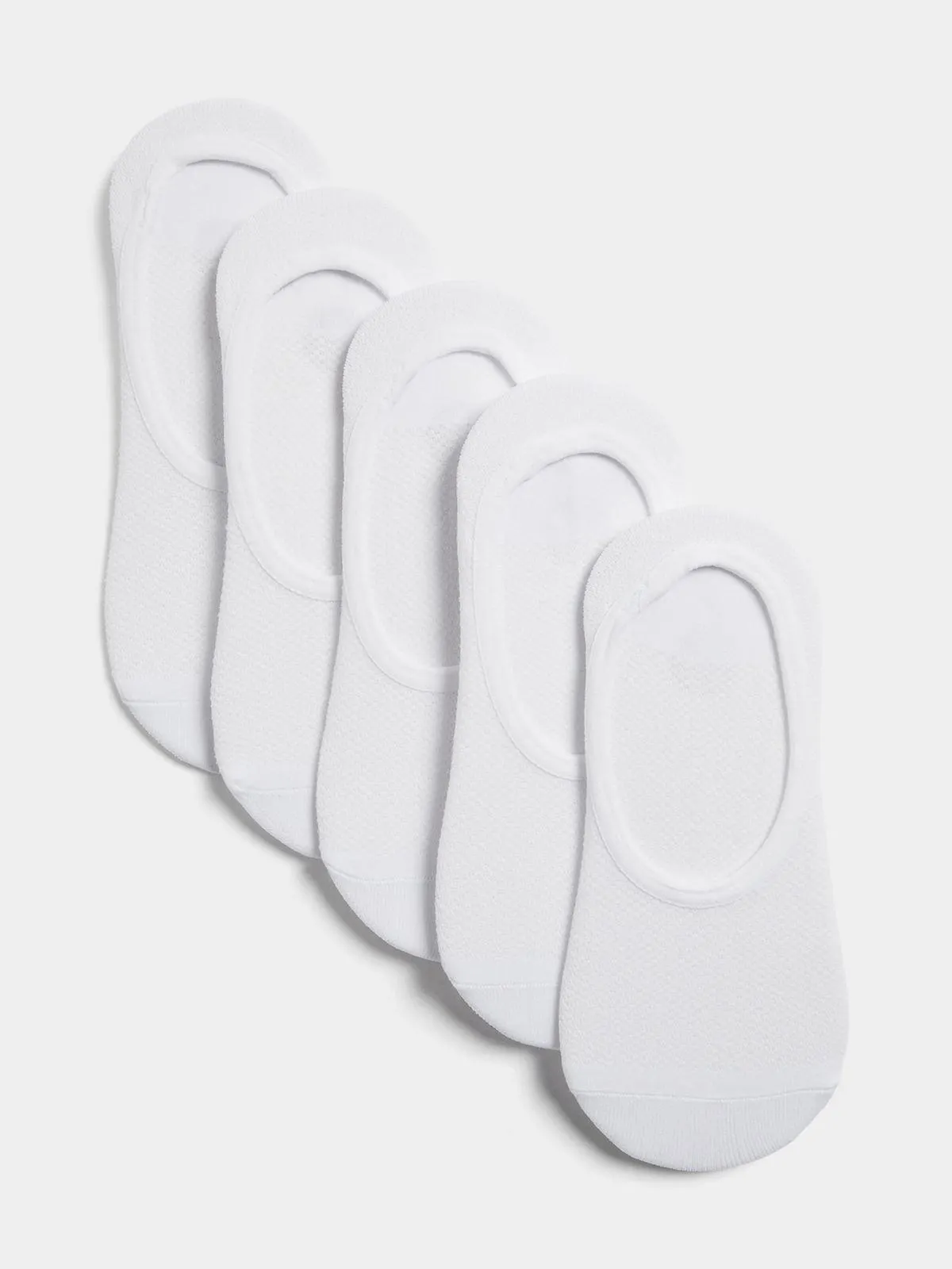 Redbat Unisex 5 Pack Secret White Socks