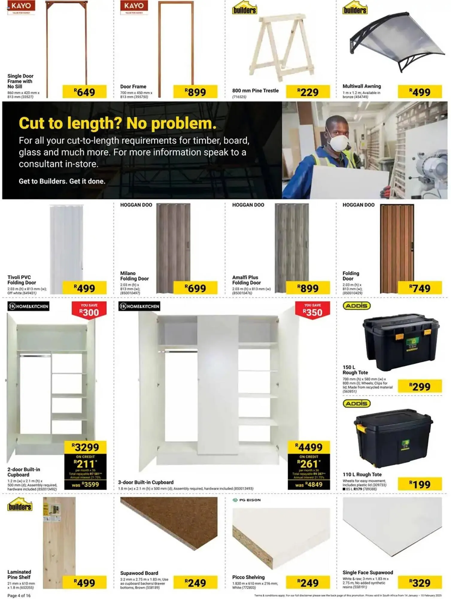 Builders Warehouse catalogue from 14 January to 10 February 2025 - Catalogue Page 14