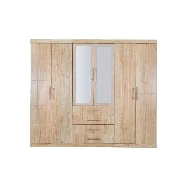 Valerie Double Wardrobe with Mirrors