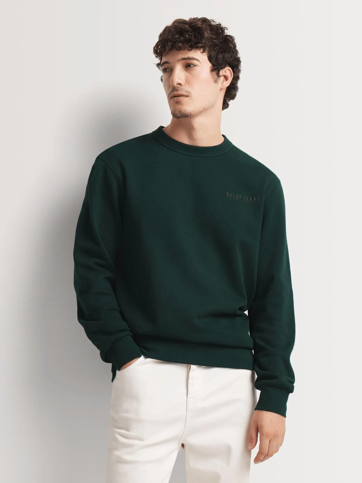 Relay Jeans Men's Forest Green Sweater