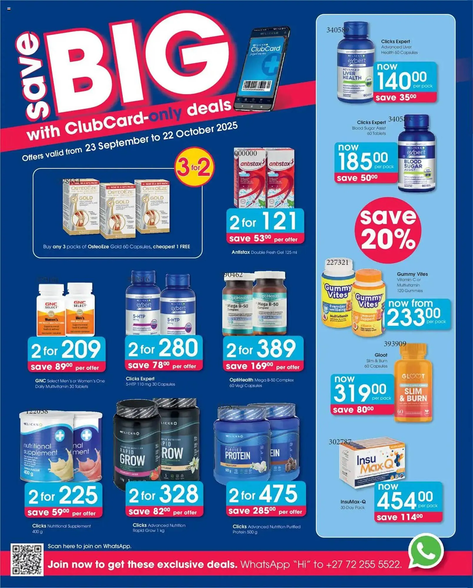 Clicks catalogue from 8 October to 22 October 2025 - Catalogue Page 4