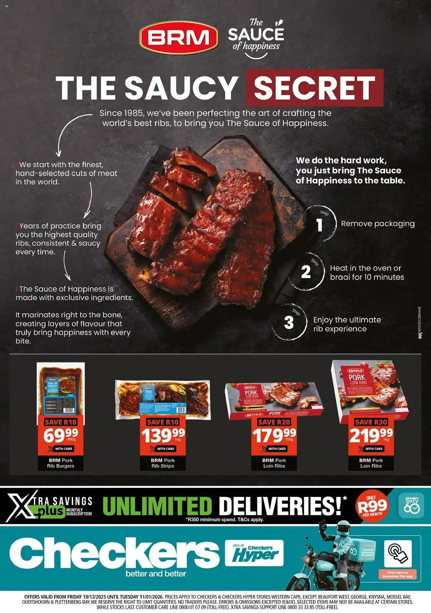 Checkers catalogue from 18 December to 11 January 2026 - Catalogue Page 1