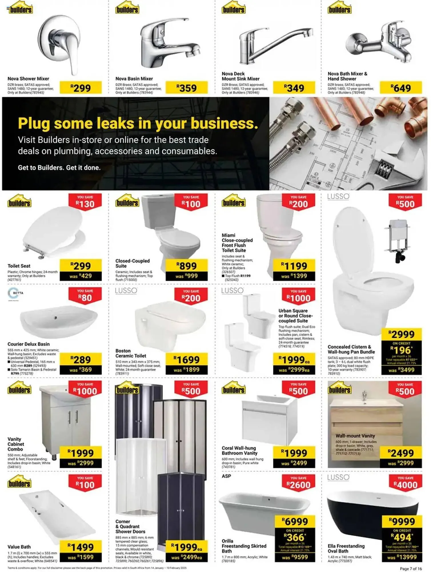 Builders Warehouse catalogue from 14 January to 10 February 2025 - Catalogue Page 11