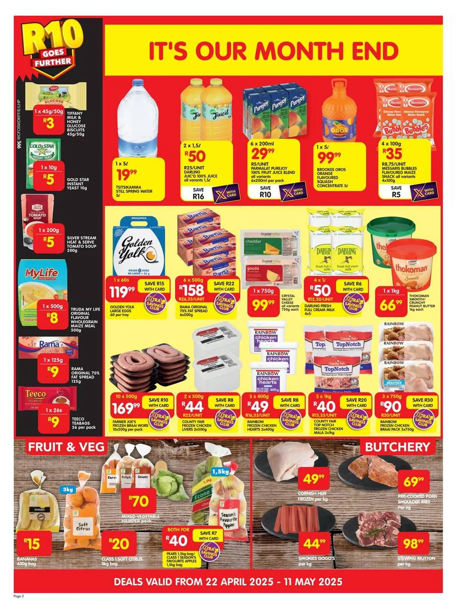 Shoprite catalogue from 22 April to 11 May 2025 - Catalogue Page 2
