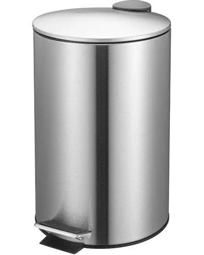 First Dutch Brands Pedal Bin (12L)(Satin Steel)
