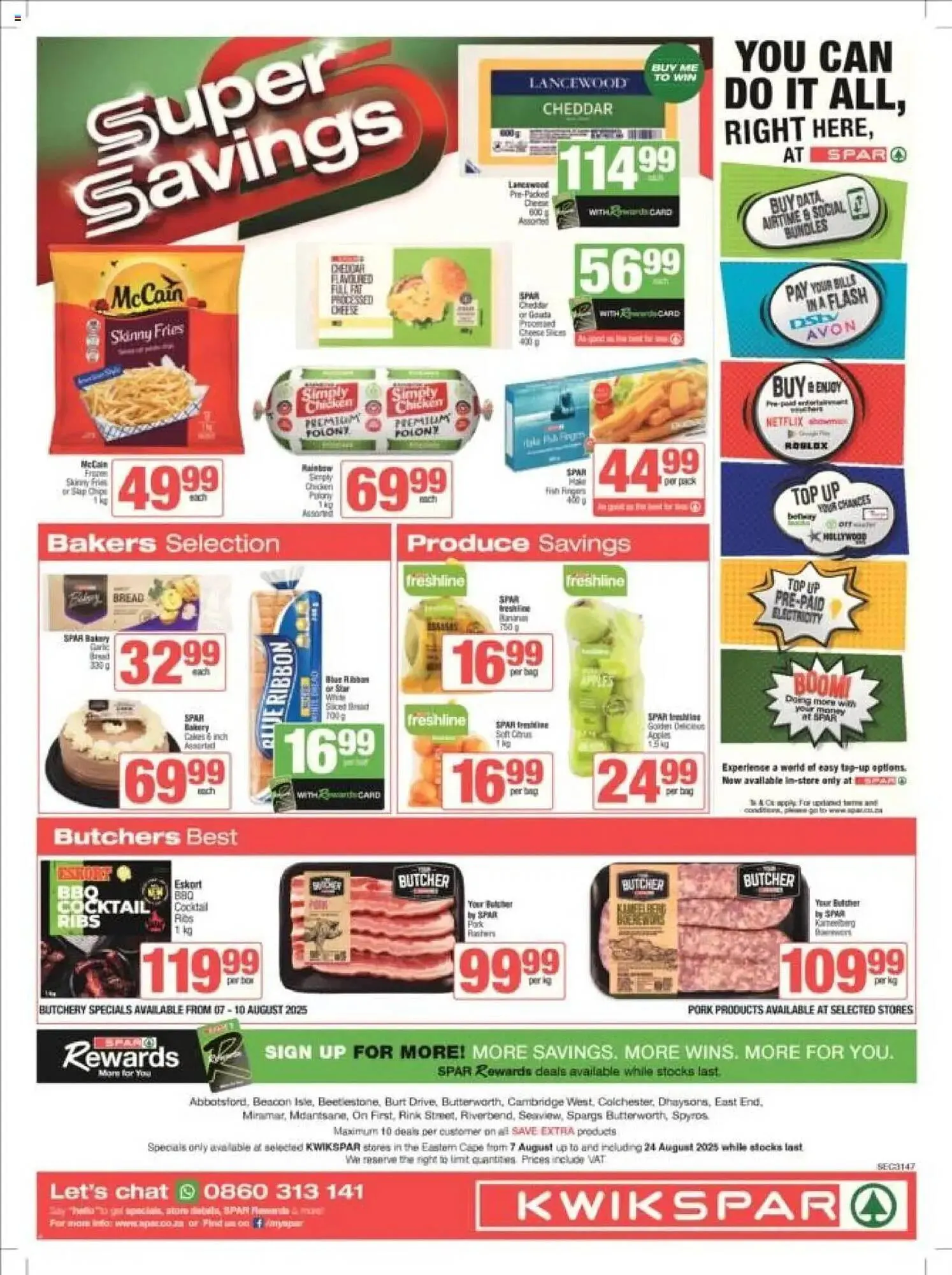 KwikSpar catalogue from 7 August to 24 August 2025 - Catalogue Page 4