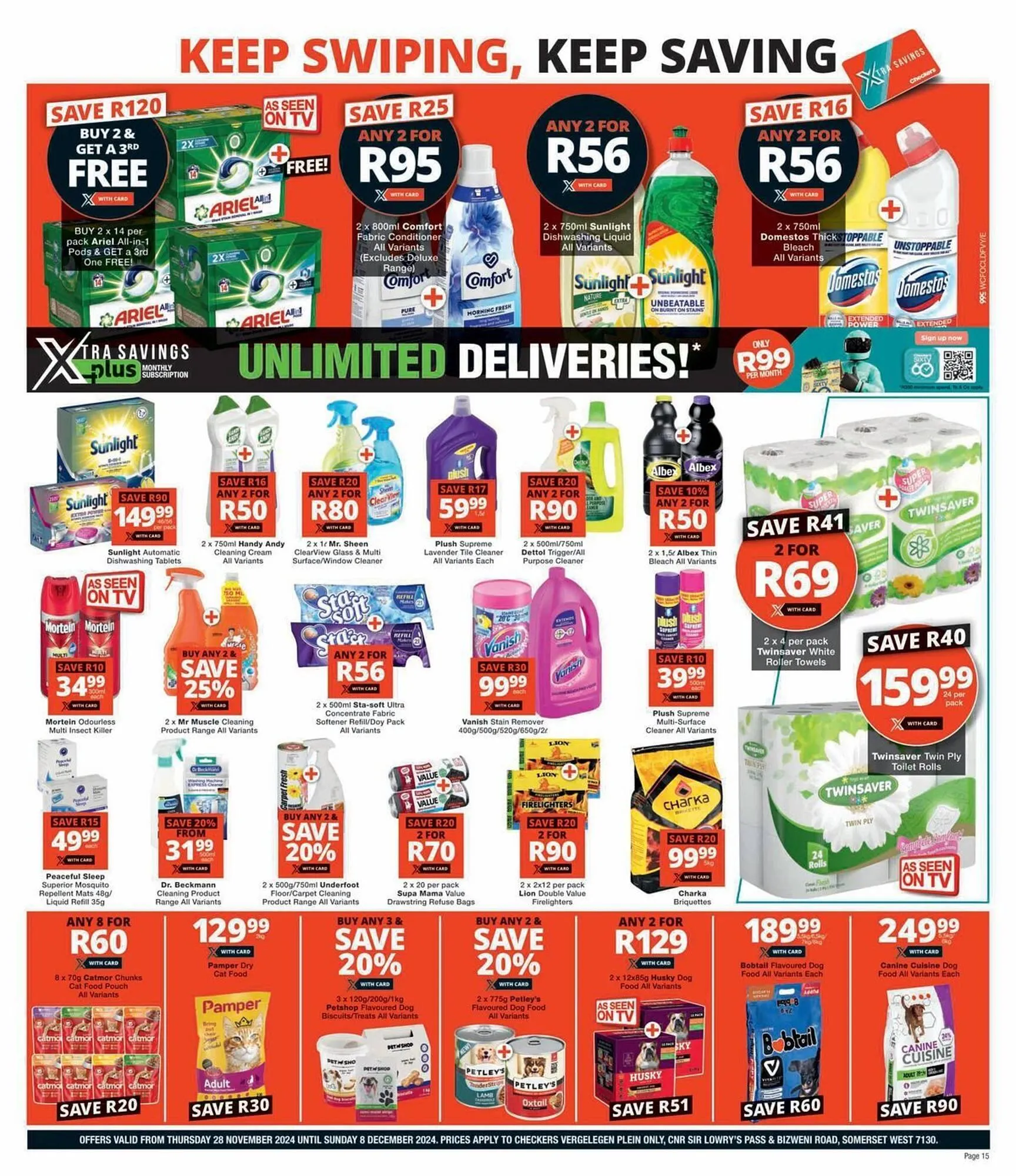 Checkers catalogue from 28 November to 8 December 2024 - Catalogue Page 15