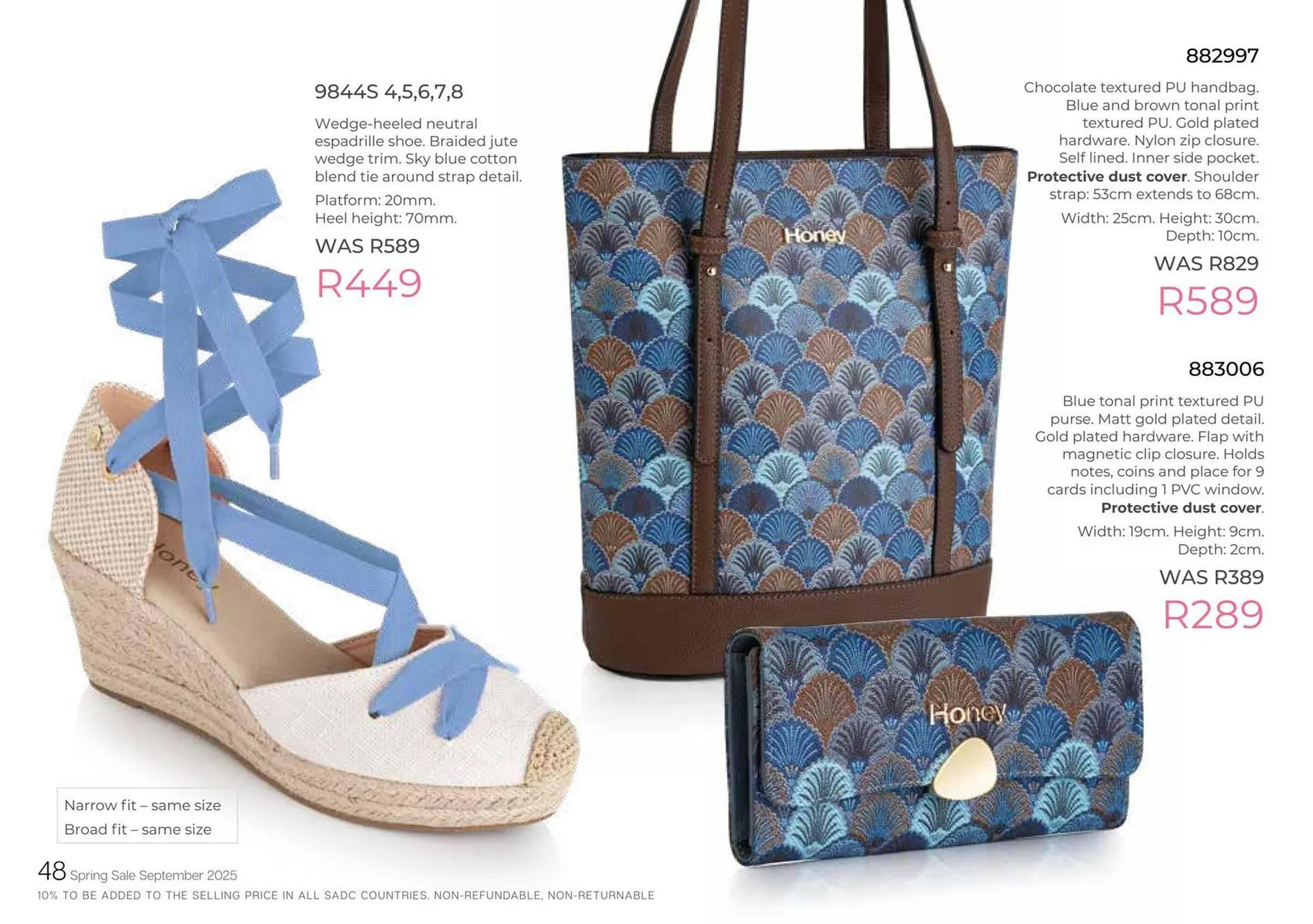 Honey Fashion Accessories catalogue from 3 September to 30 September 2025 - Catalogue Page 50