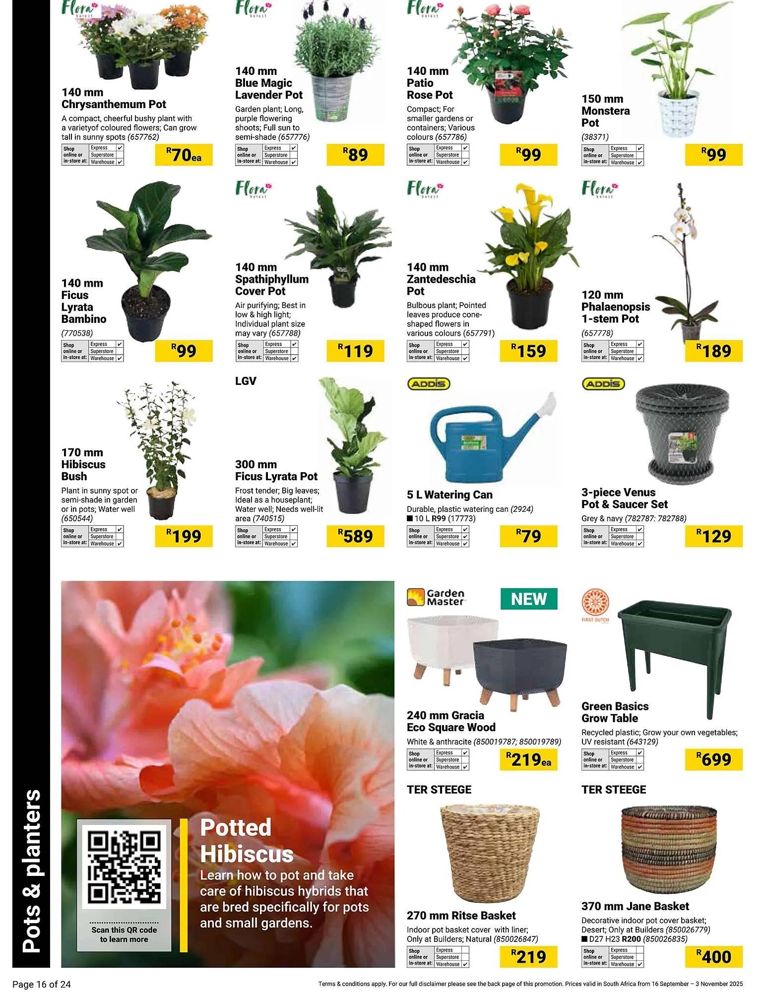 Builders Warehouse catalogue from 16 September to 3 November 2025 - Catalogue Page 16