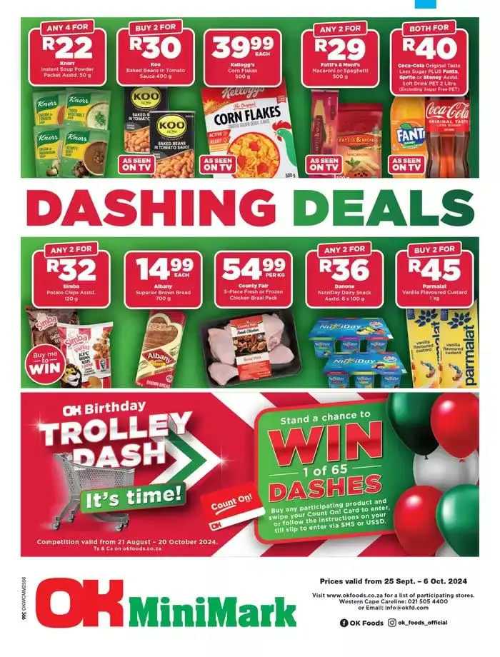OK MiniMark weekly specials from 25 September to 6 October 2024 - Catalogue Page 1