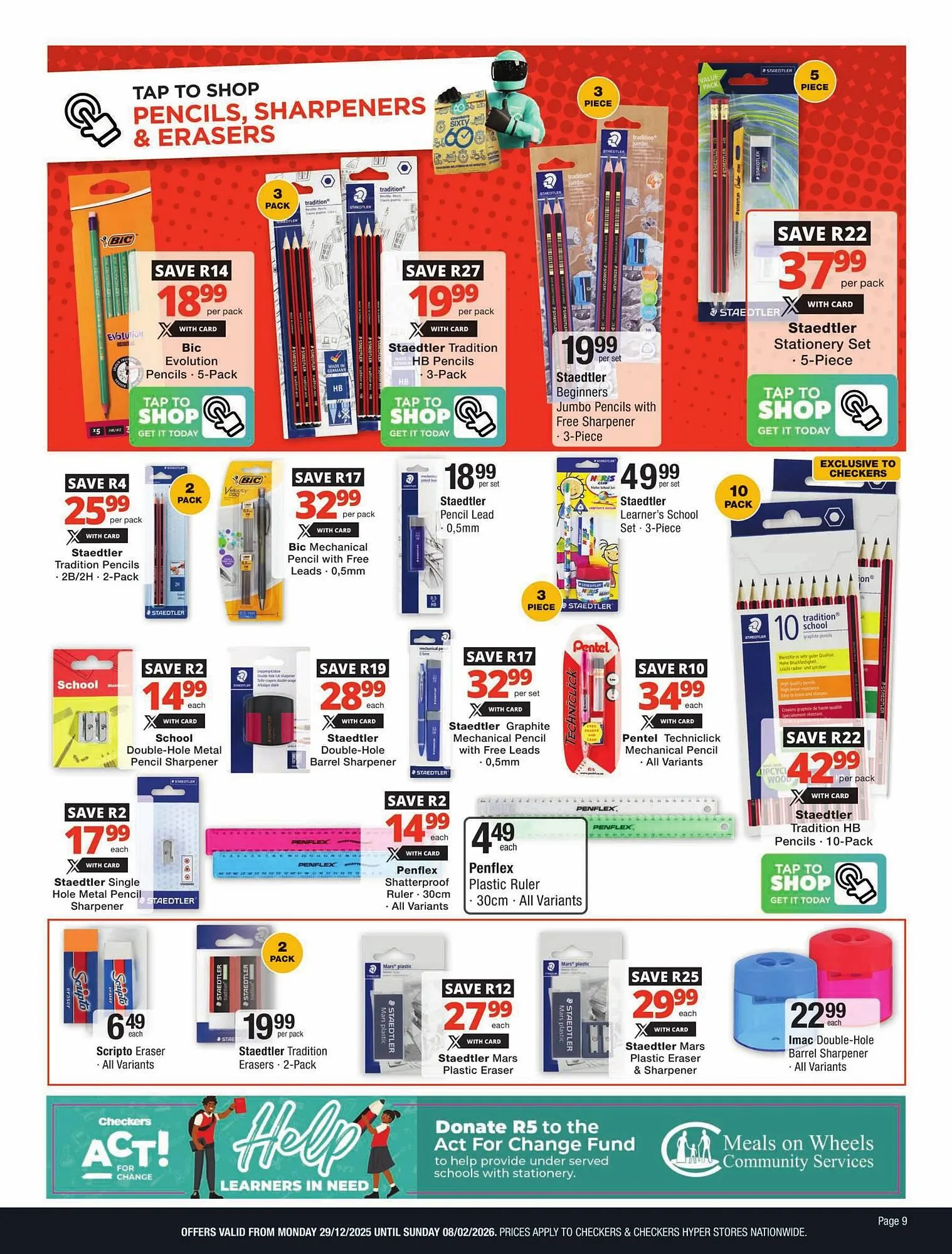 Checkers catalogue from 29 December to 8 February 2026 - Catalogue Page 9