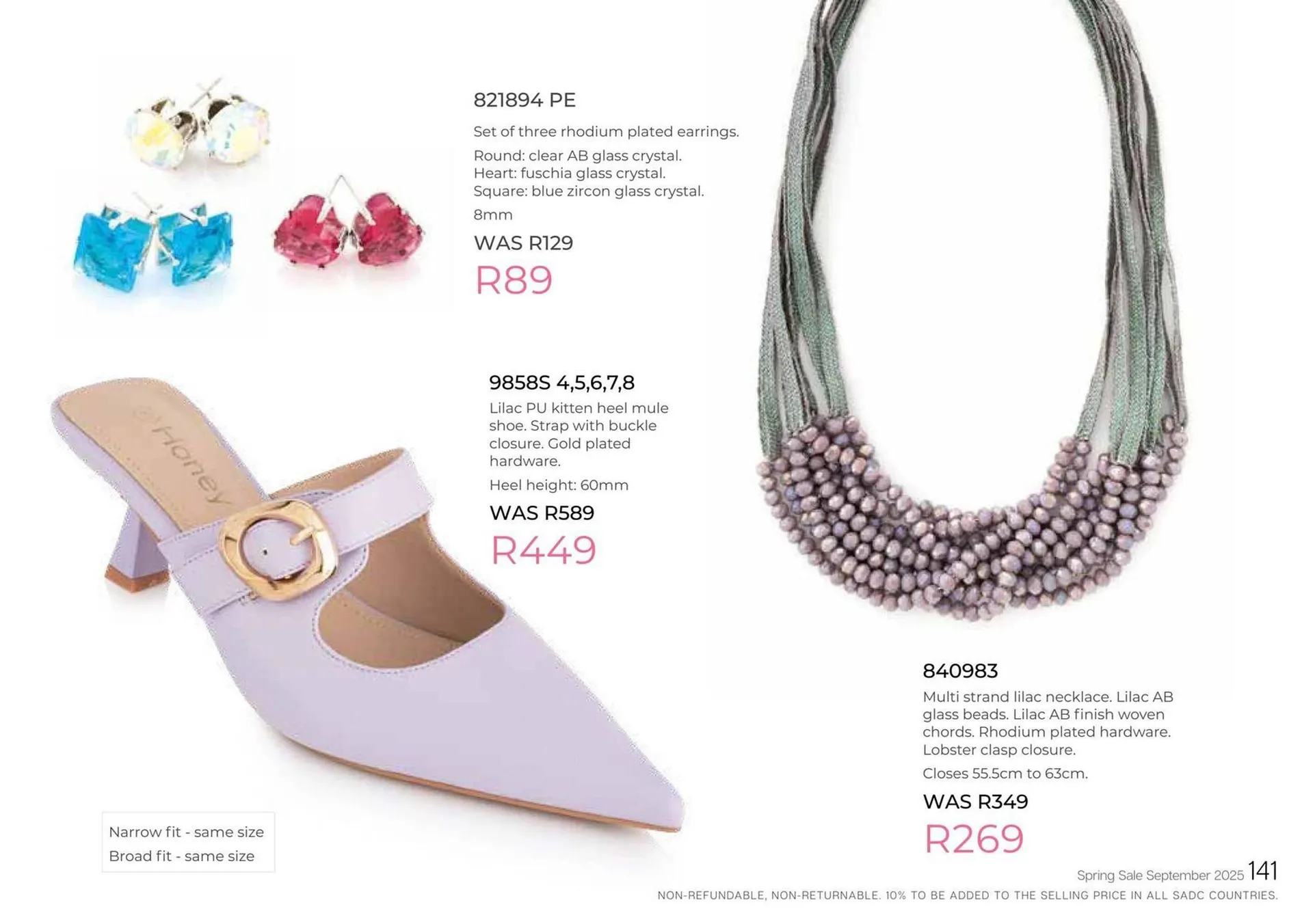 Honey Fashion Accessories catalogue from 3 September to 30 September 2025 - Catalogue Page 143