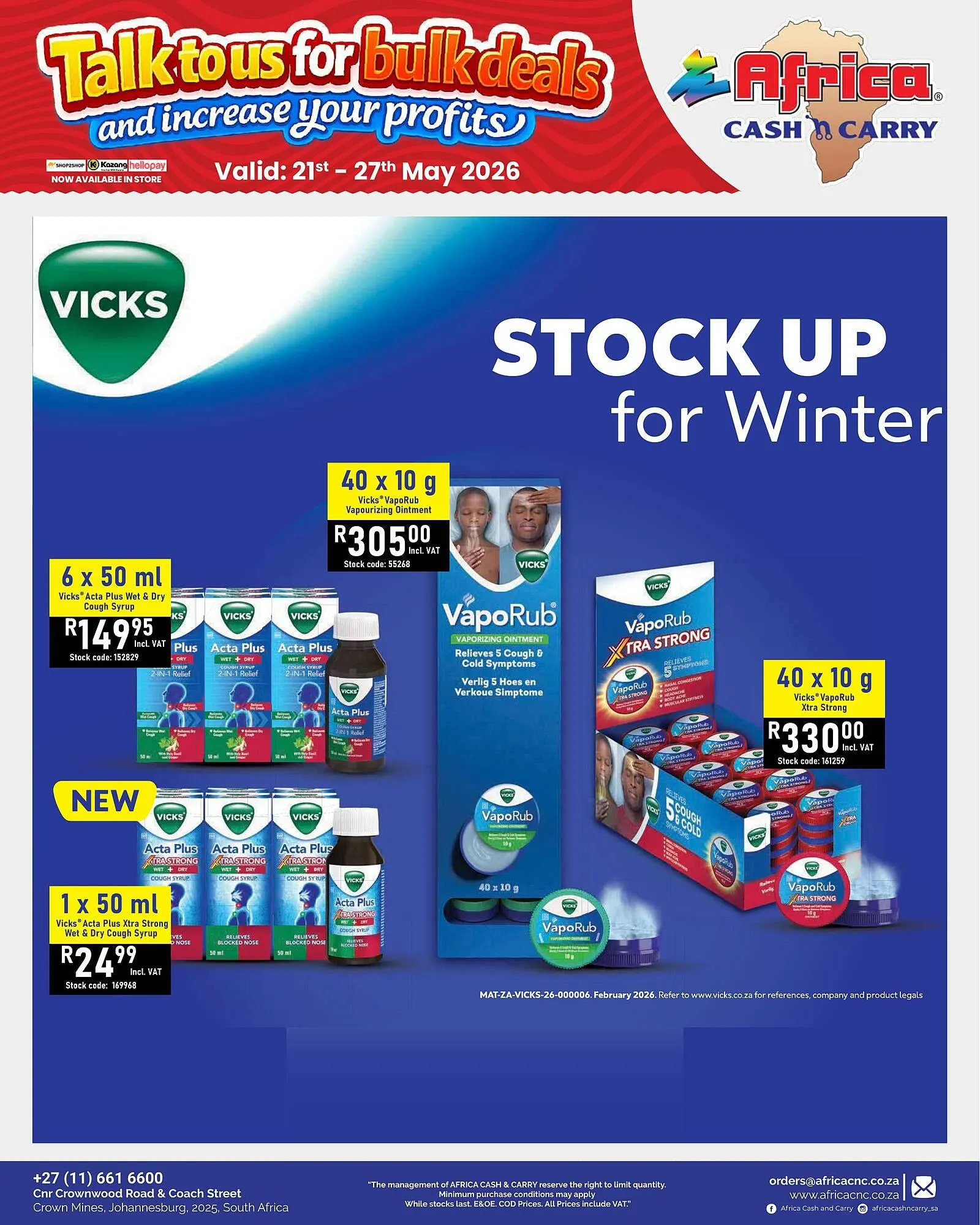 Africa Cash and Carry catalogue from 21 May to 27 May 2026 - Catalogue Page 62