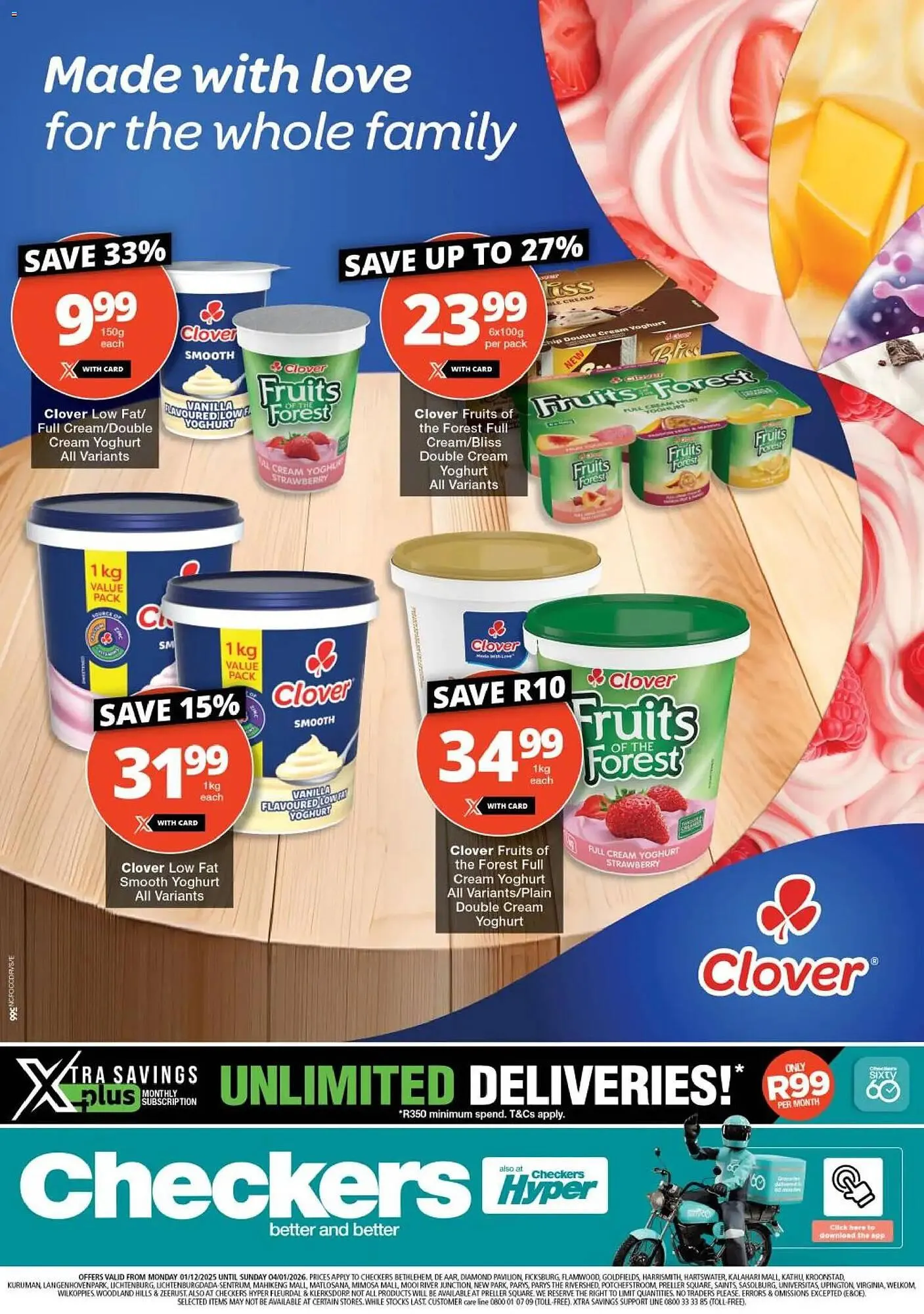 Checkers catalogue from 1 December to 4 January 2026 - Catalogue Page 1