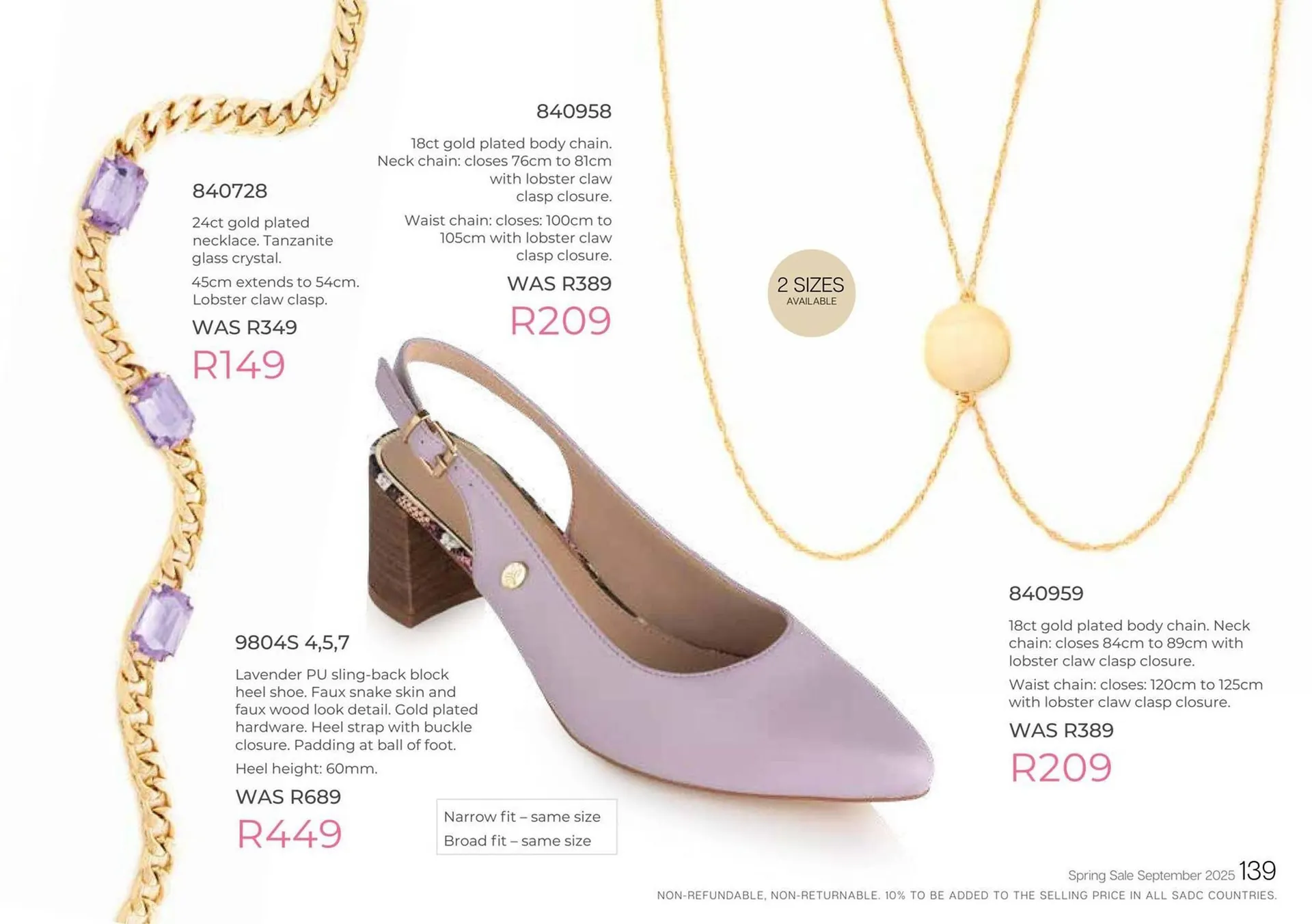 Honey Fashion Accessories catalogue from 3 September to 30 September 2025 - Catalogue Page 141