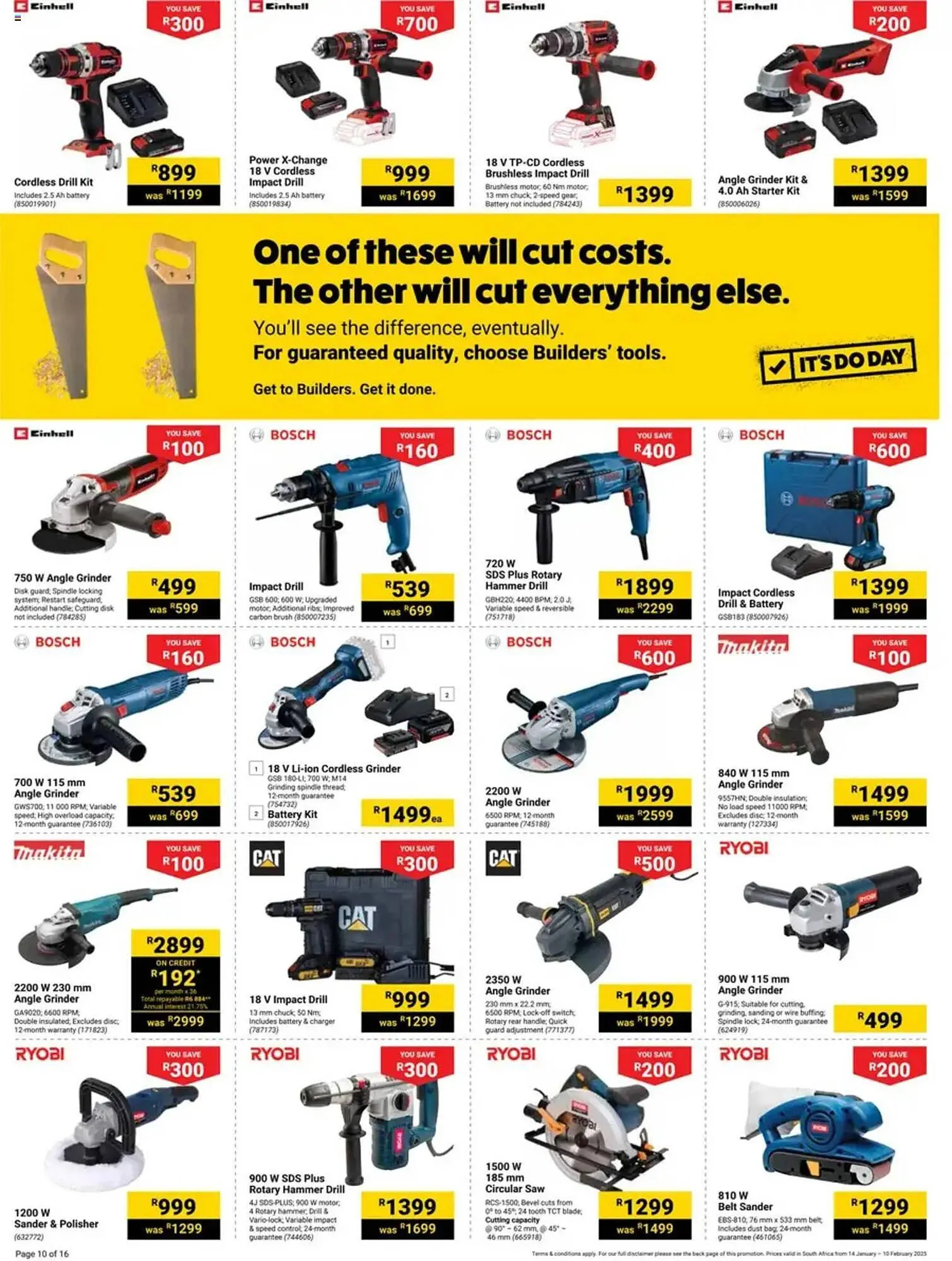 Builders Warehouse catalogue from 14 January to 10 February 2025 - Catalogue Page 8