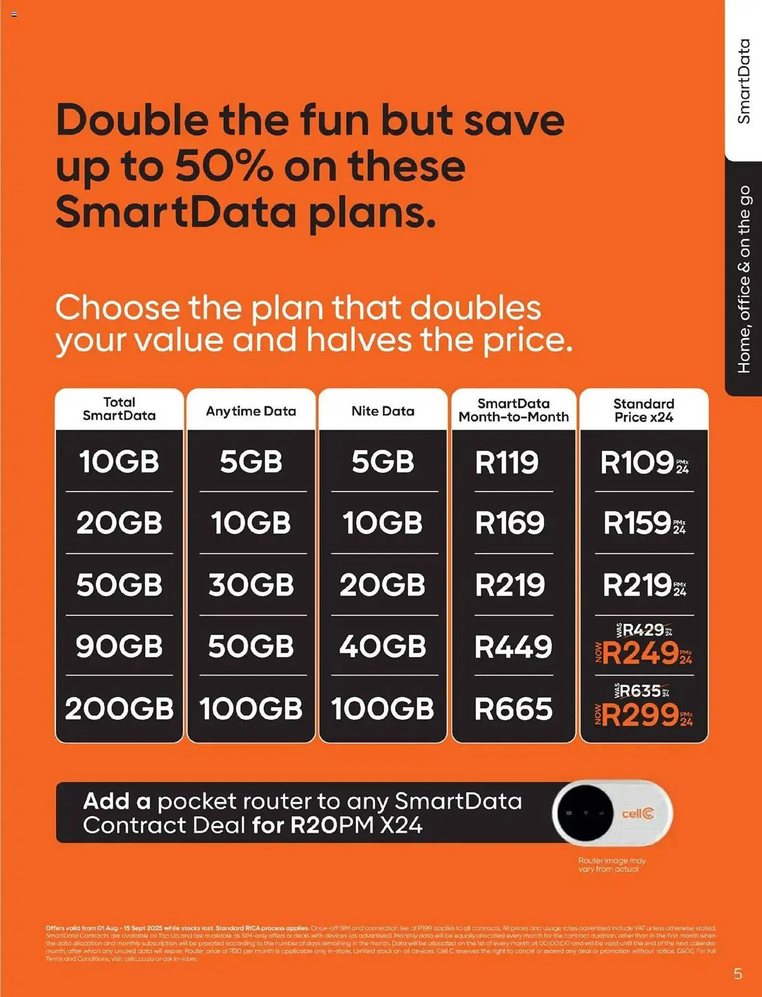 Cell C catalogue from 1 August to 15 September 2025 - Catalogue Page 5