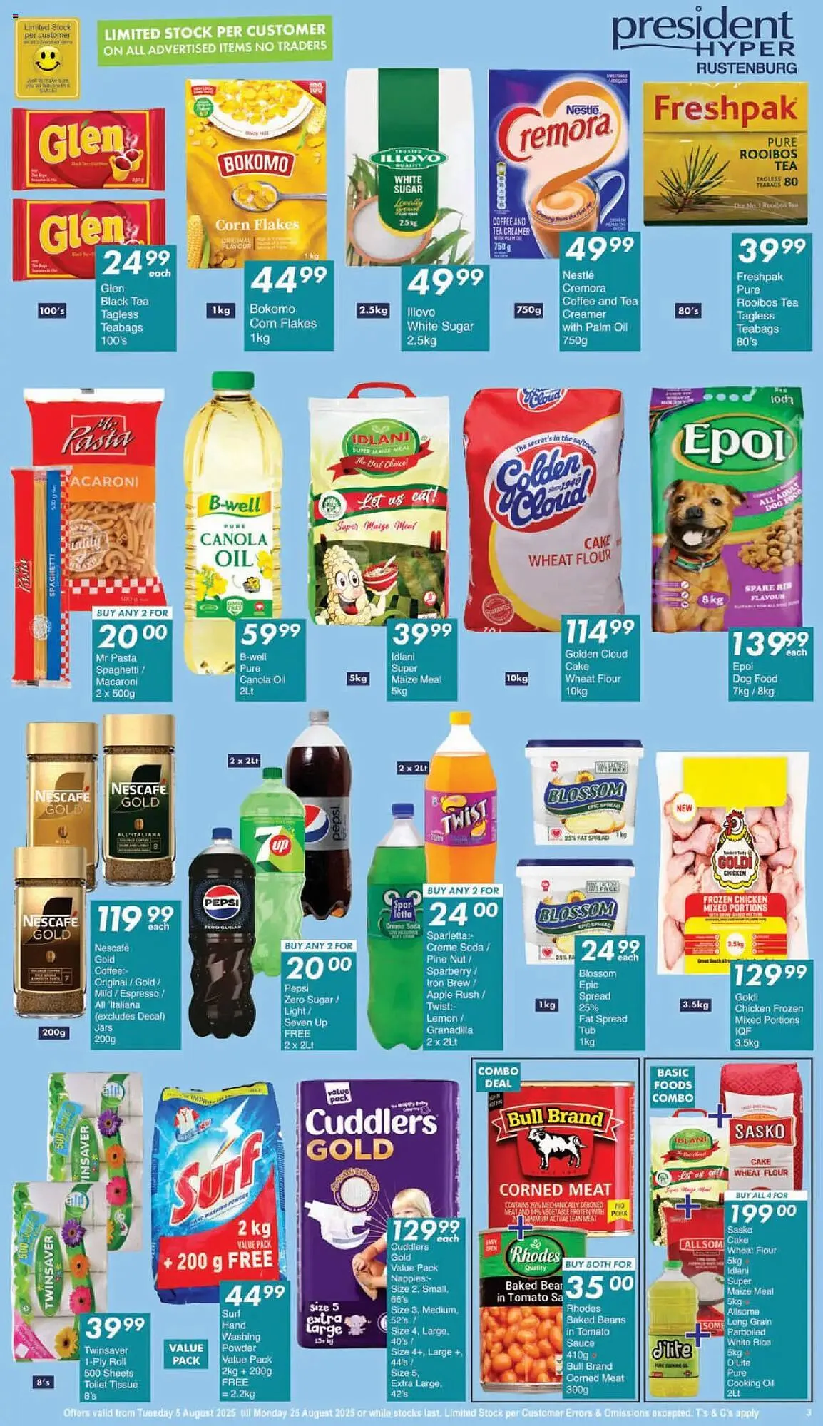 President Hyper catalogue from 5 August to 25 August 2025 - Catalogue Page 3